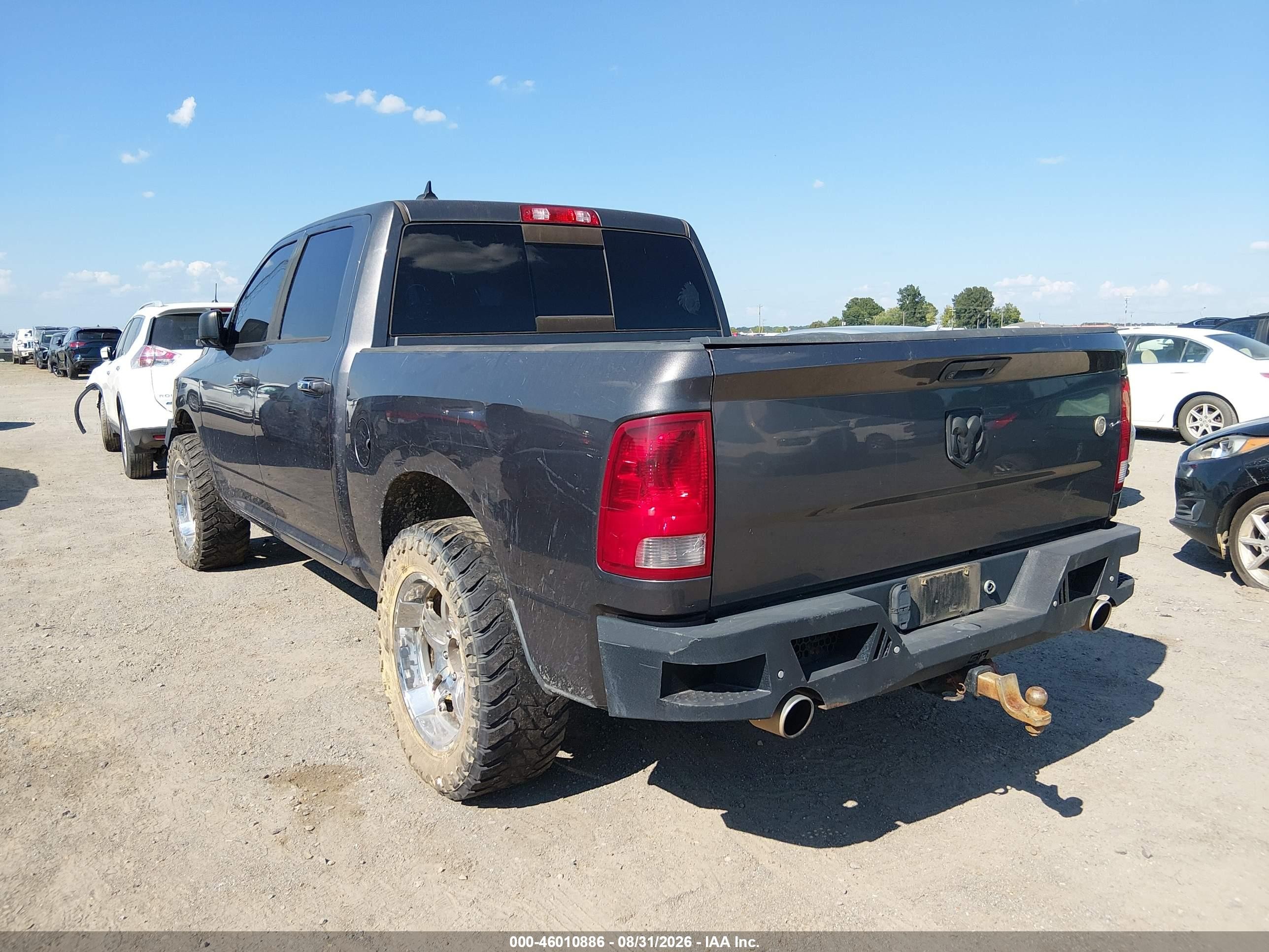 2015 Ram 1500 Big Horn Black vin: 1C6RR7LT3FS759869