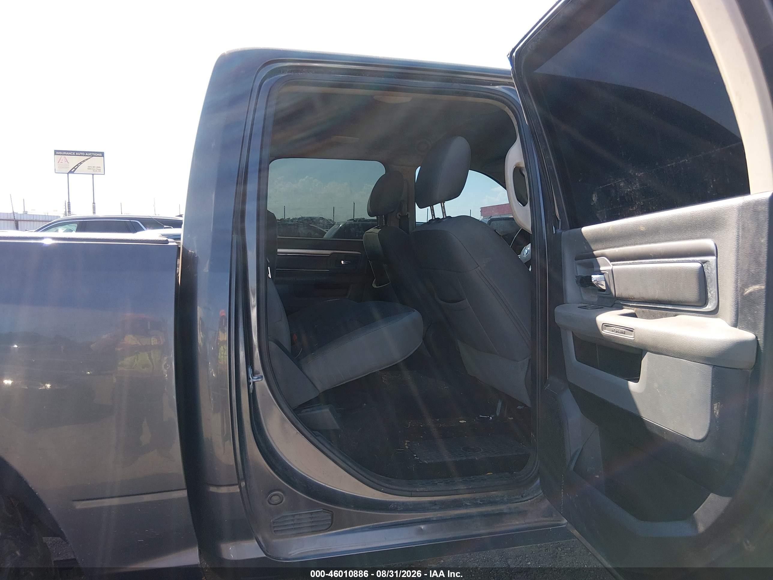 2015 Ram 1500 Big Horn Black vin: 1C6RR7LT3FS759869