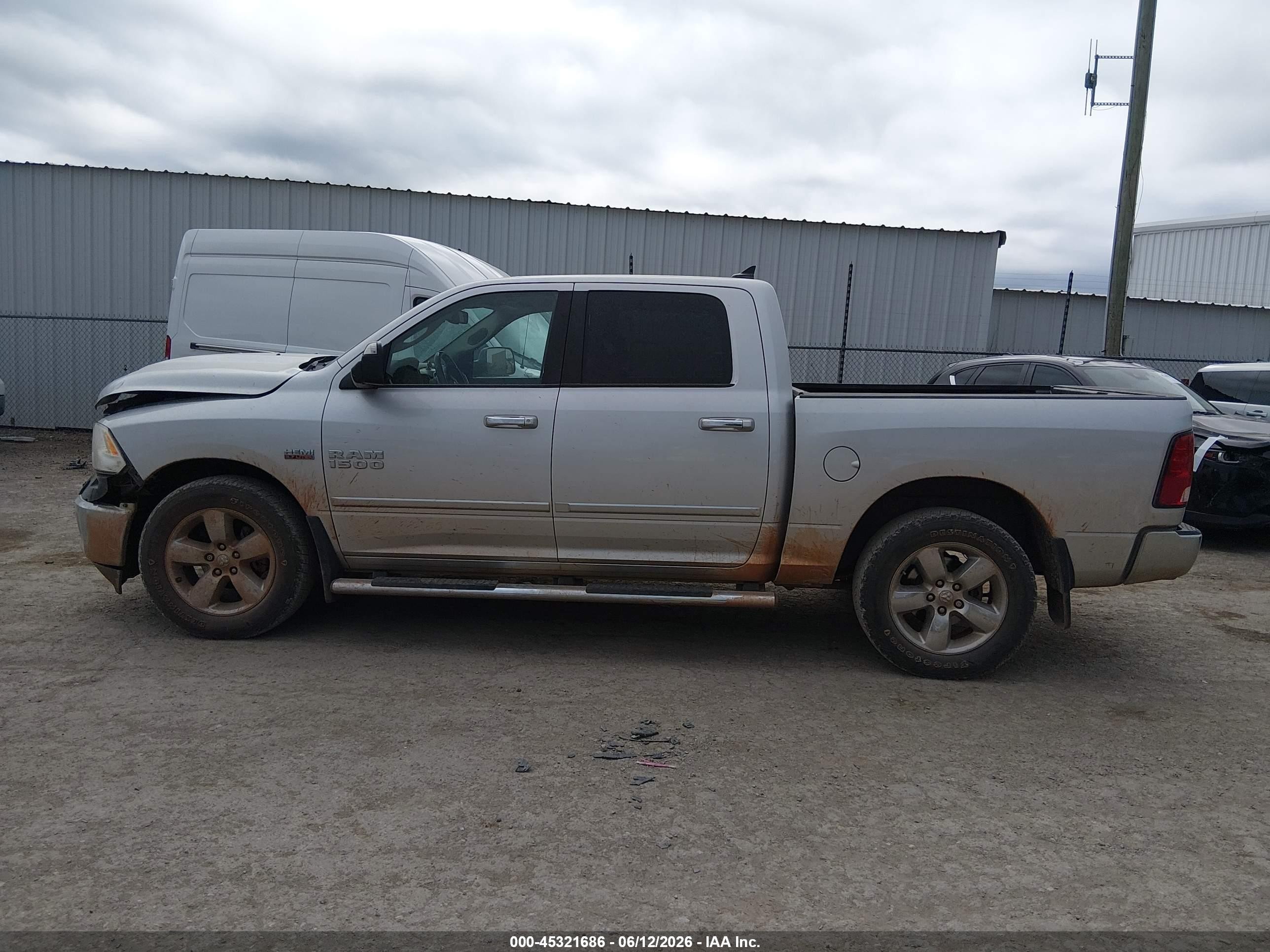 2015 Ram 1500 Big Horn Silver vin: 1C6RR7LT3FS765848