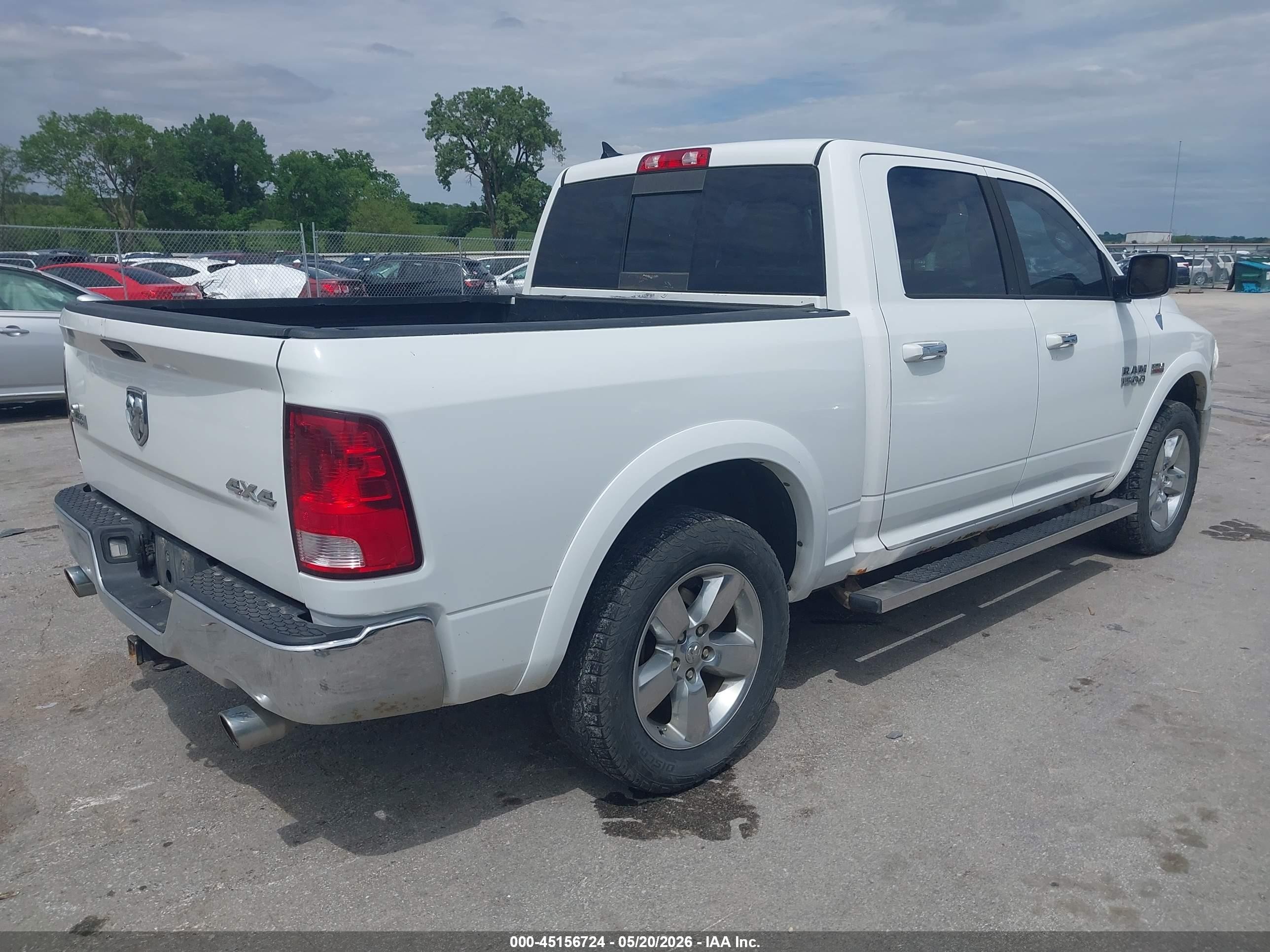 2015 Ram 1500   White vin: 1C6RR7LT3FS777546