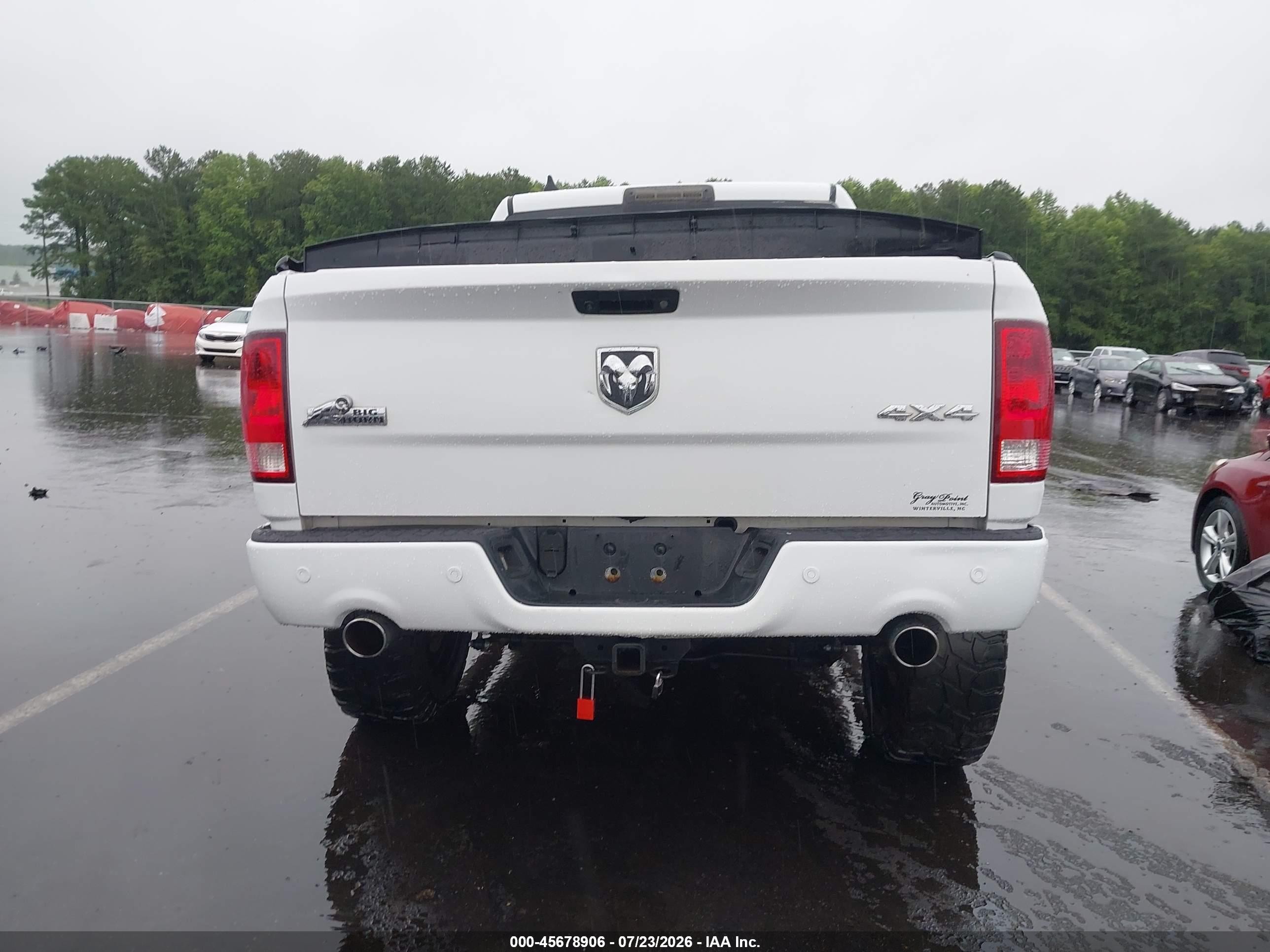 2014 Ram 1500 Big Horn White vin: 1C6RR7LT4ES200507