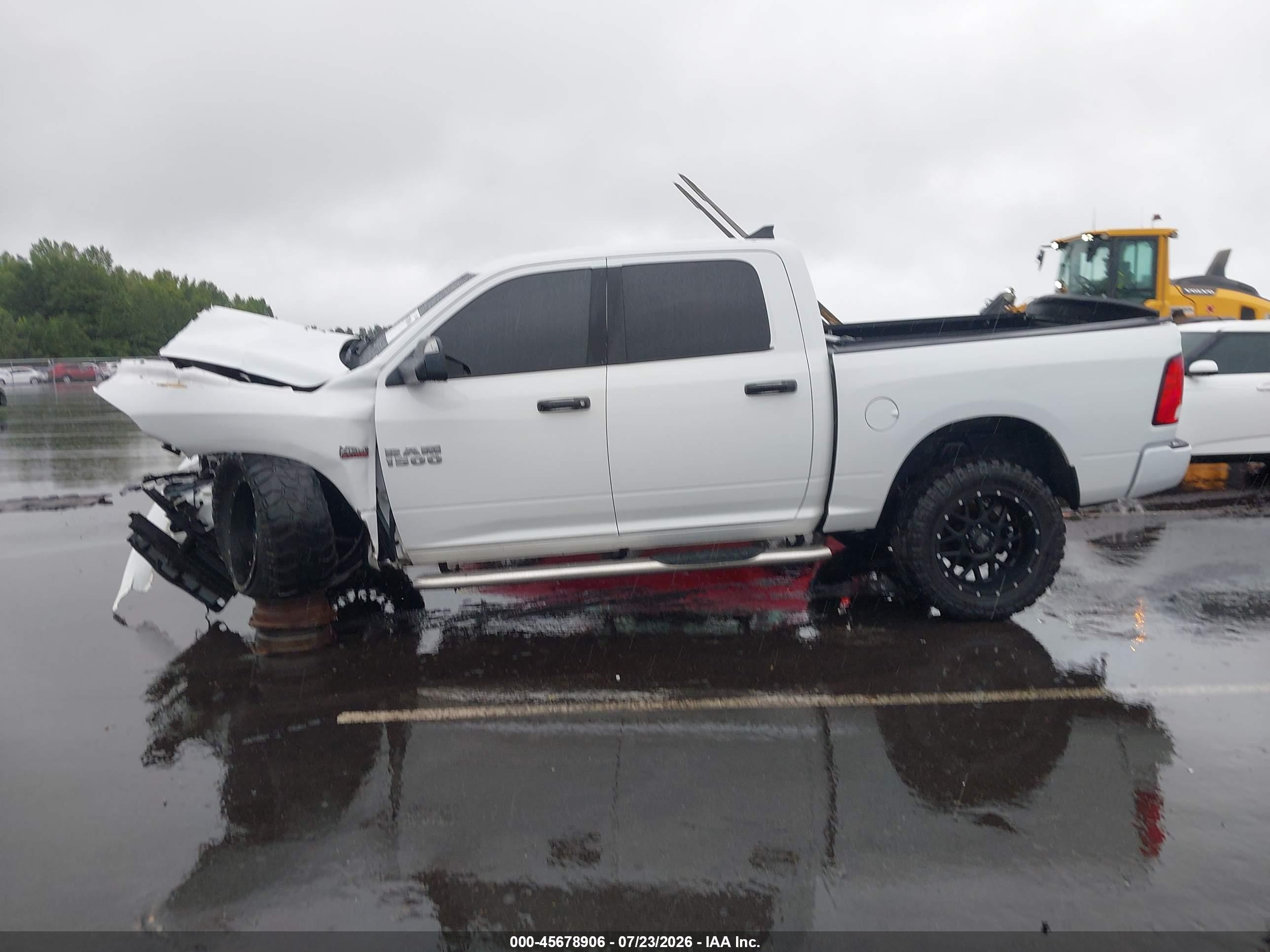 2014 Ram 1500 Big Horn White vin: 1C6RR7LT4ES200507