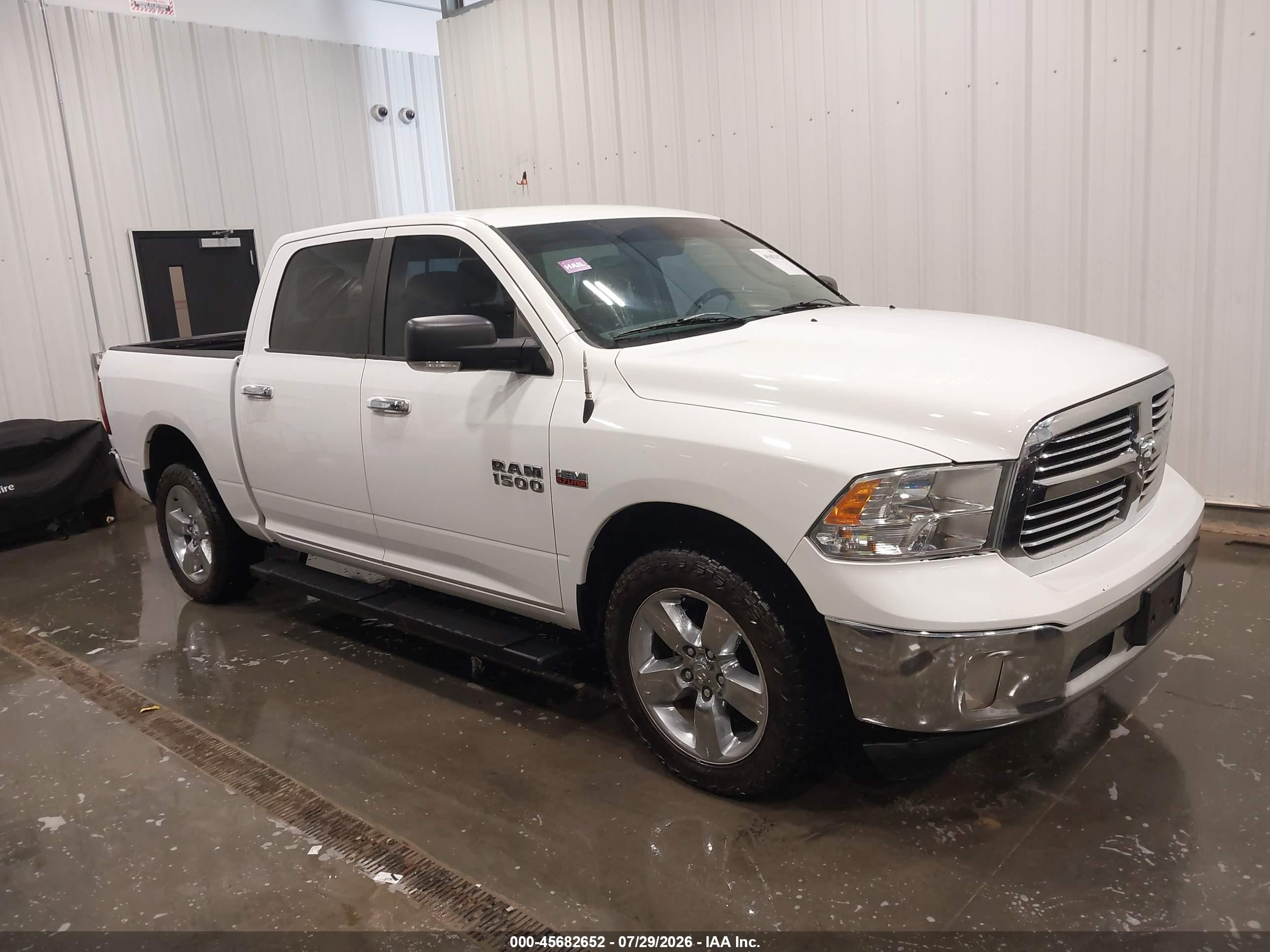 2014 Ram 1500 Big Horn White vin: 1C6RR7LT4ES274025