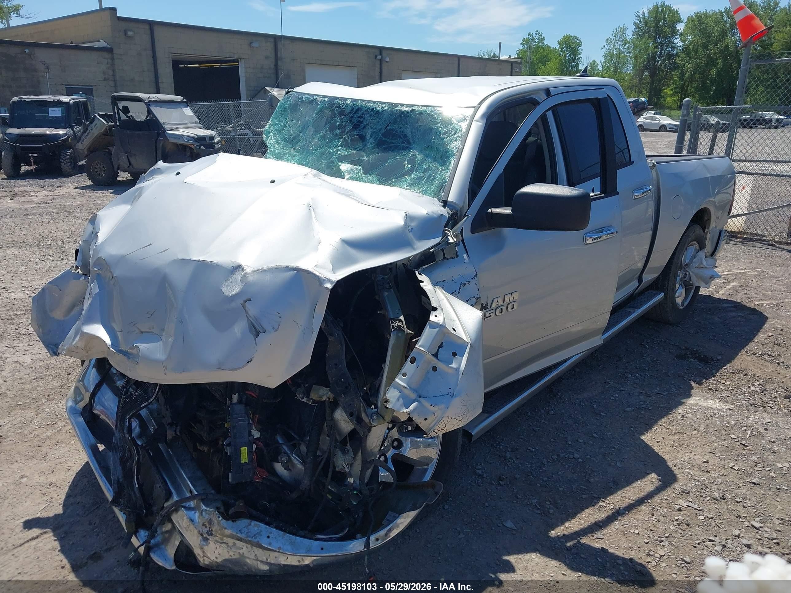 2014 Ram 1500 Big Horn Silver vin: 1C6RR7LT4ES438292
