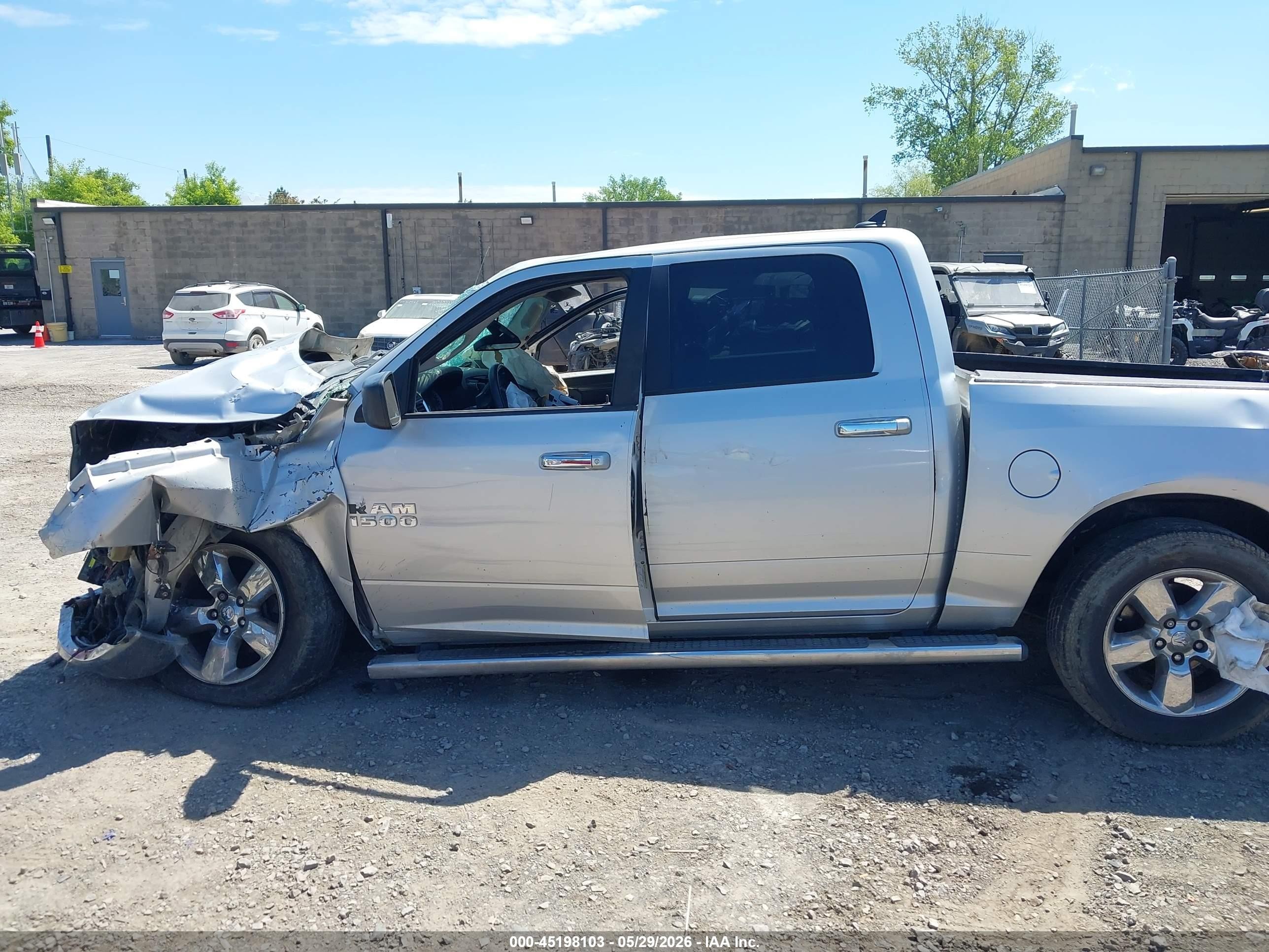 2014 Ram 1500 Big Horn Silver vin: 1C6RR7LT4ES438292