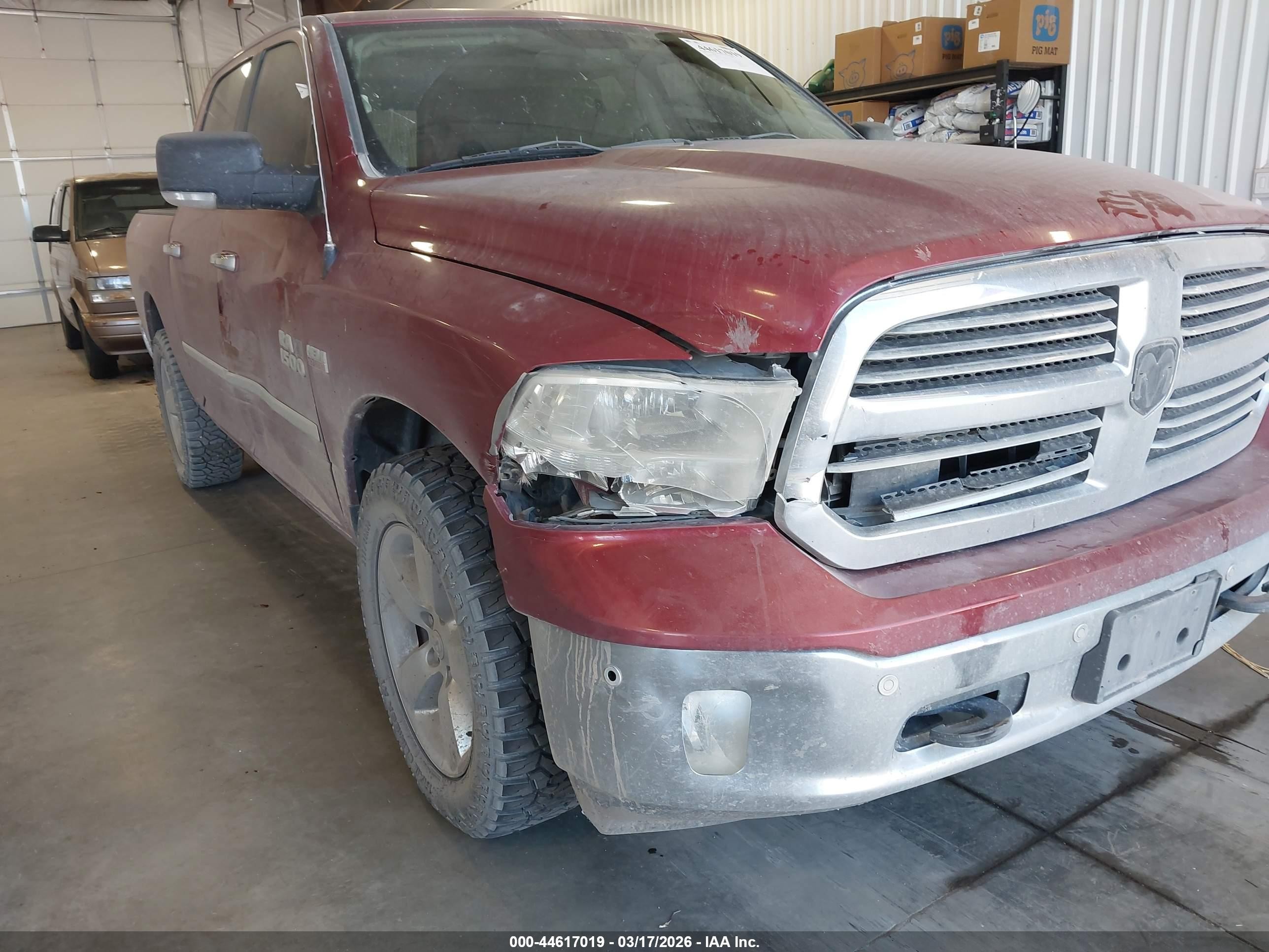 2015 Ram 1500 Big Horn Maroon vin: 1C6RR7LT4FS503479
