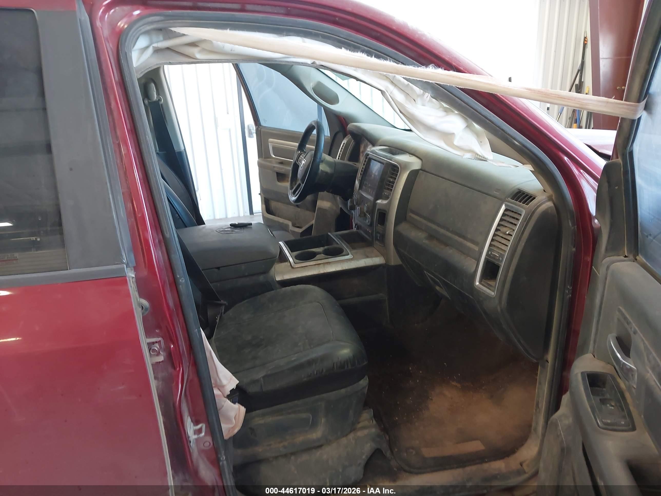 2015 Ram 1500 Big Horn Maroon vin: 1C6RR7LT4FS503479