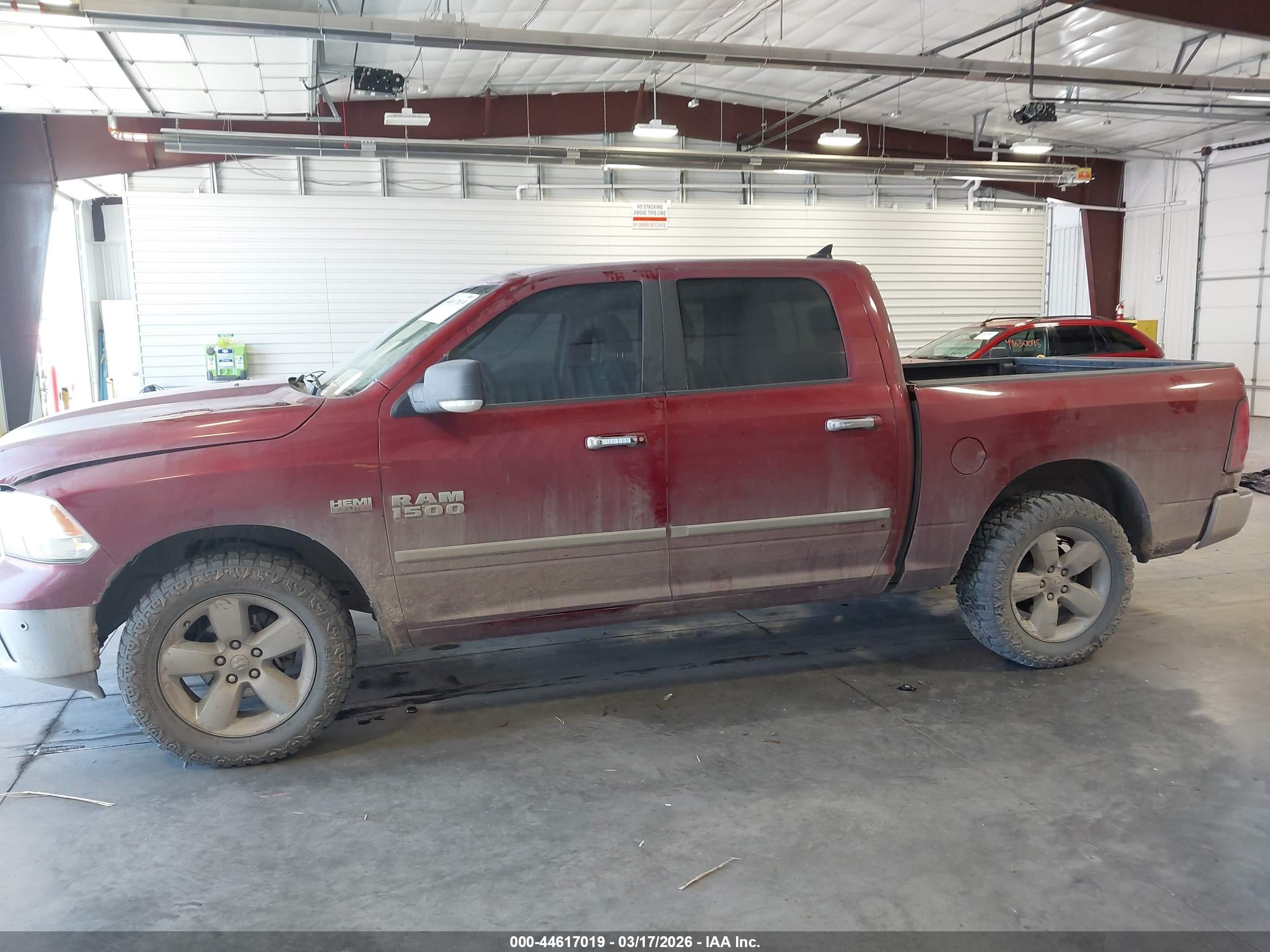 2015 Ram 1500 Big Horn Maroon vin: 1C6RR7LT4FS503479
