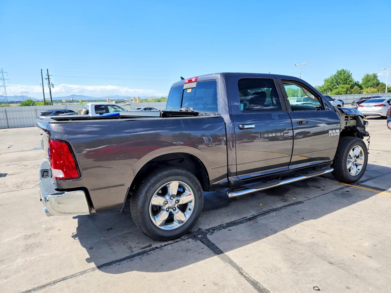 2015 Ram 1500 Slt Gray vin: 1C6RR7LT4FS705819