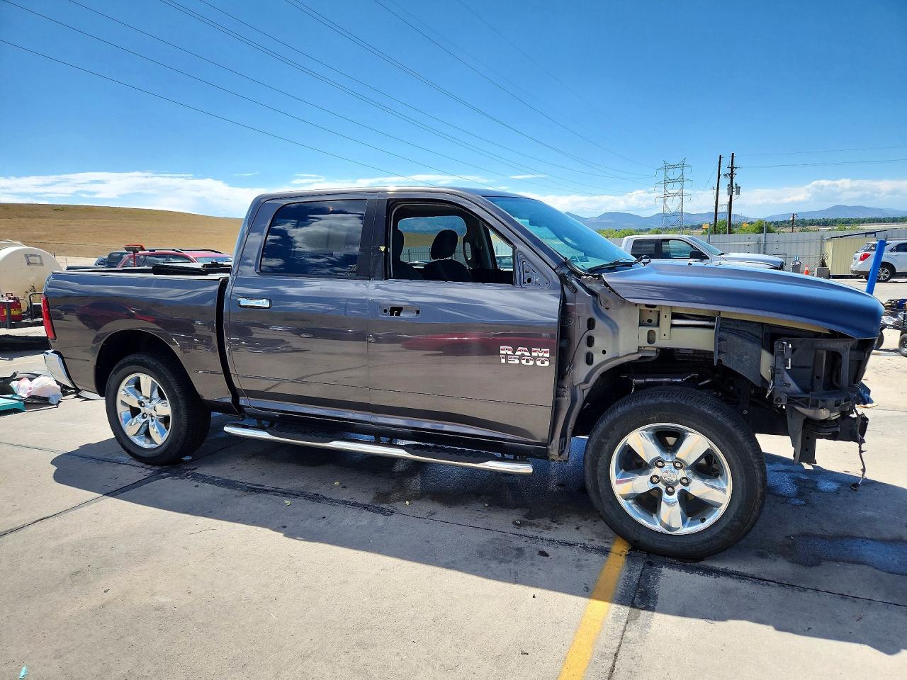 2015 Ram 1500 Slt Gray vin: 1C6RR7LT4FS705819