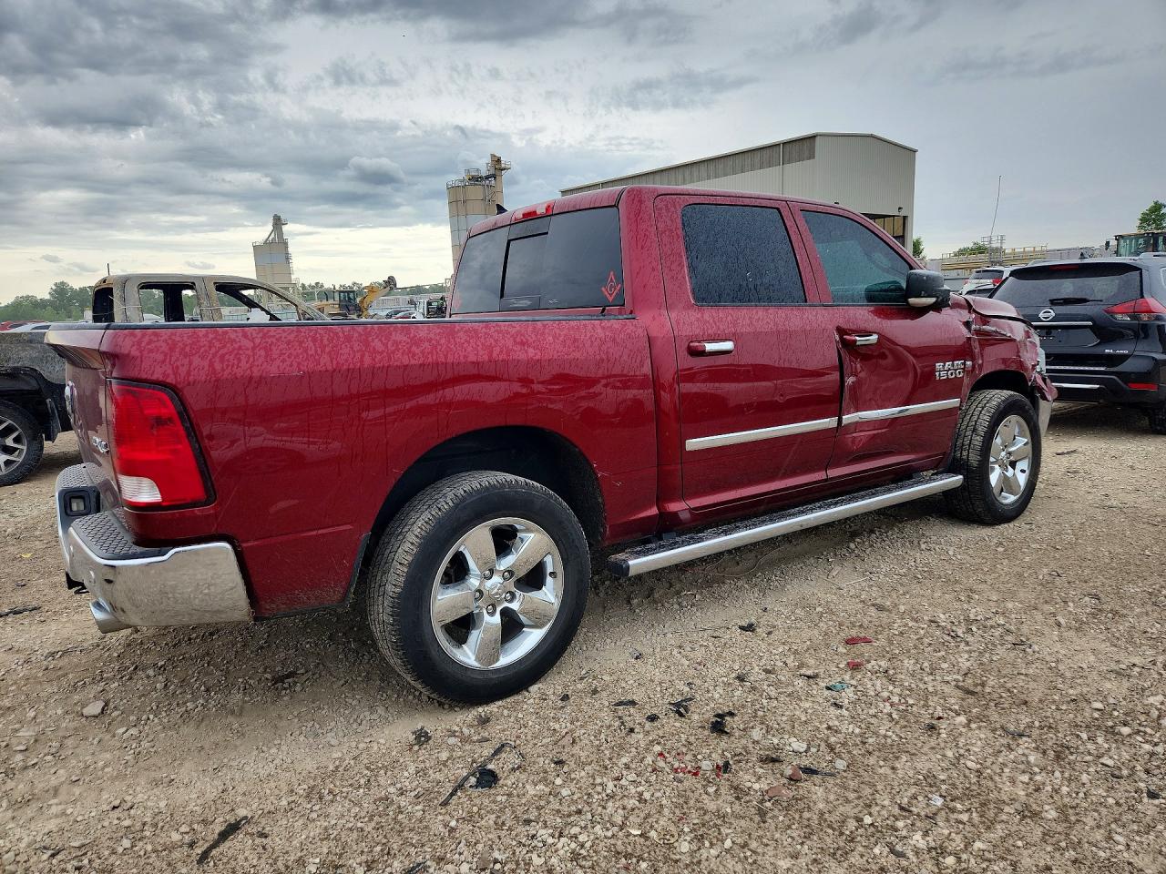 2015 Ram 1500 Slt Burgundy vin: 1C6RR7LT4FS724757
