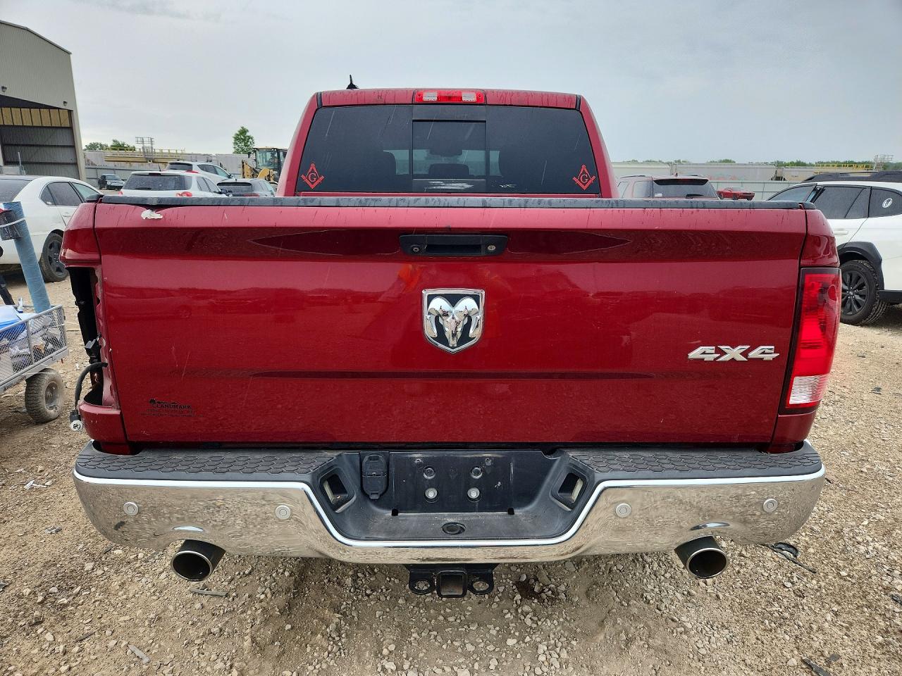 2015 Ram 1500 Slt Burgundy vin: 1C6RR7LT4FS724757