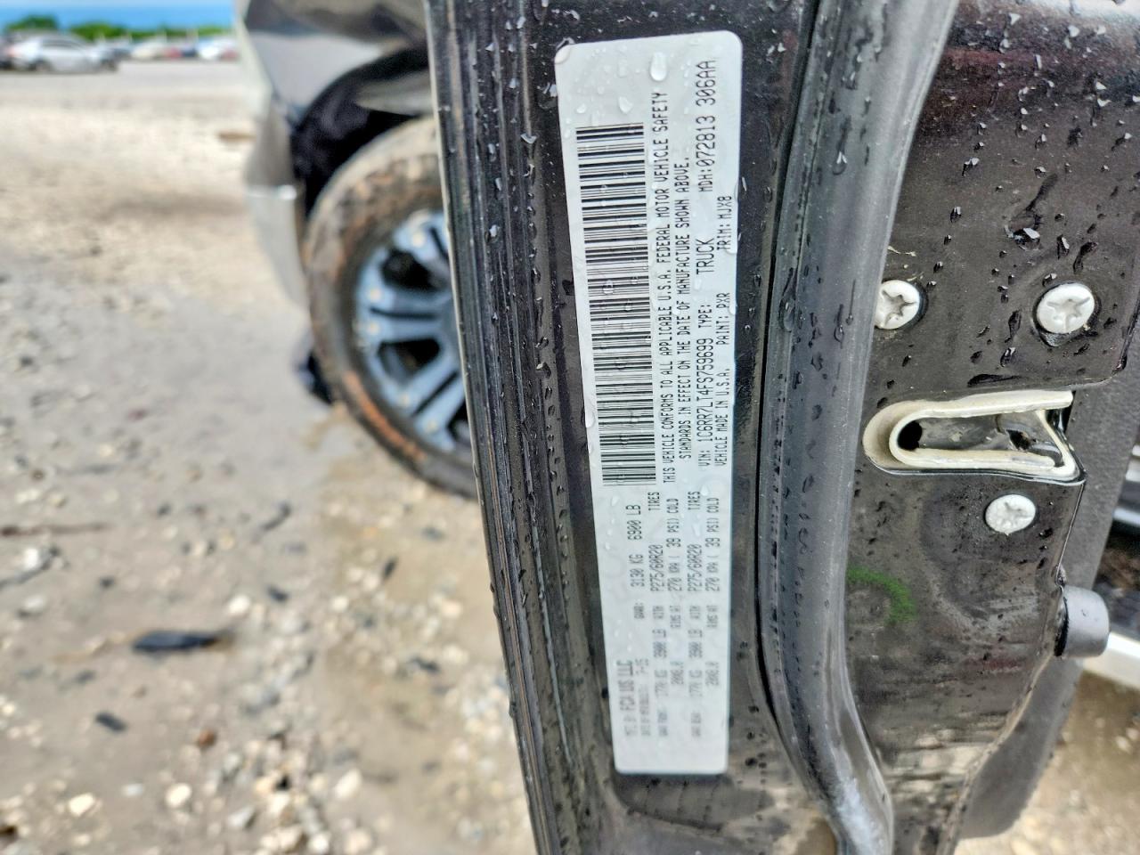 2015 Ram 1500 Slt Черный vin: 1C6RR7LT4FS759699