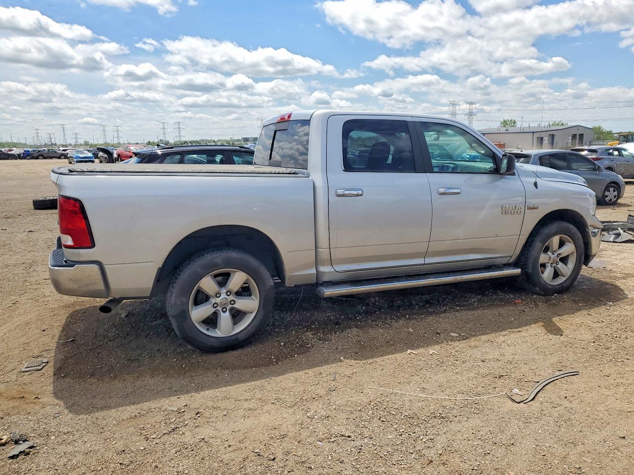 2018 Ram 1500 Slt Silver vin: 1C6RR7LT4JS297086