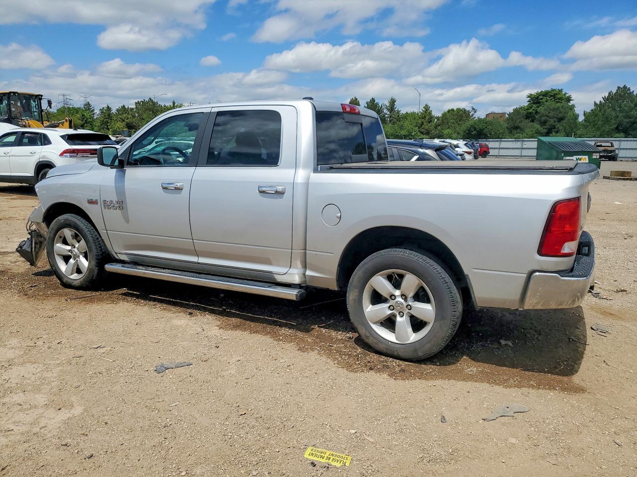 2018 Ram 1500 Slt Silver vin: 1C6RR7LT4JS297086