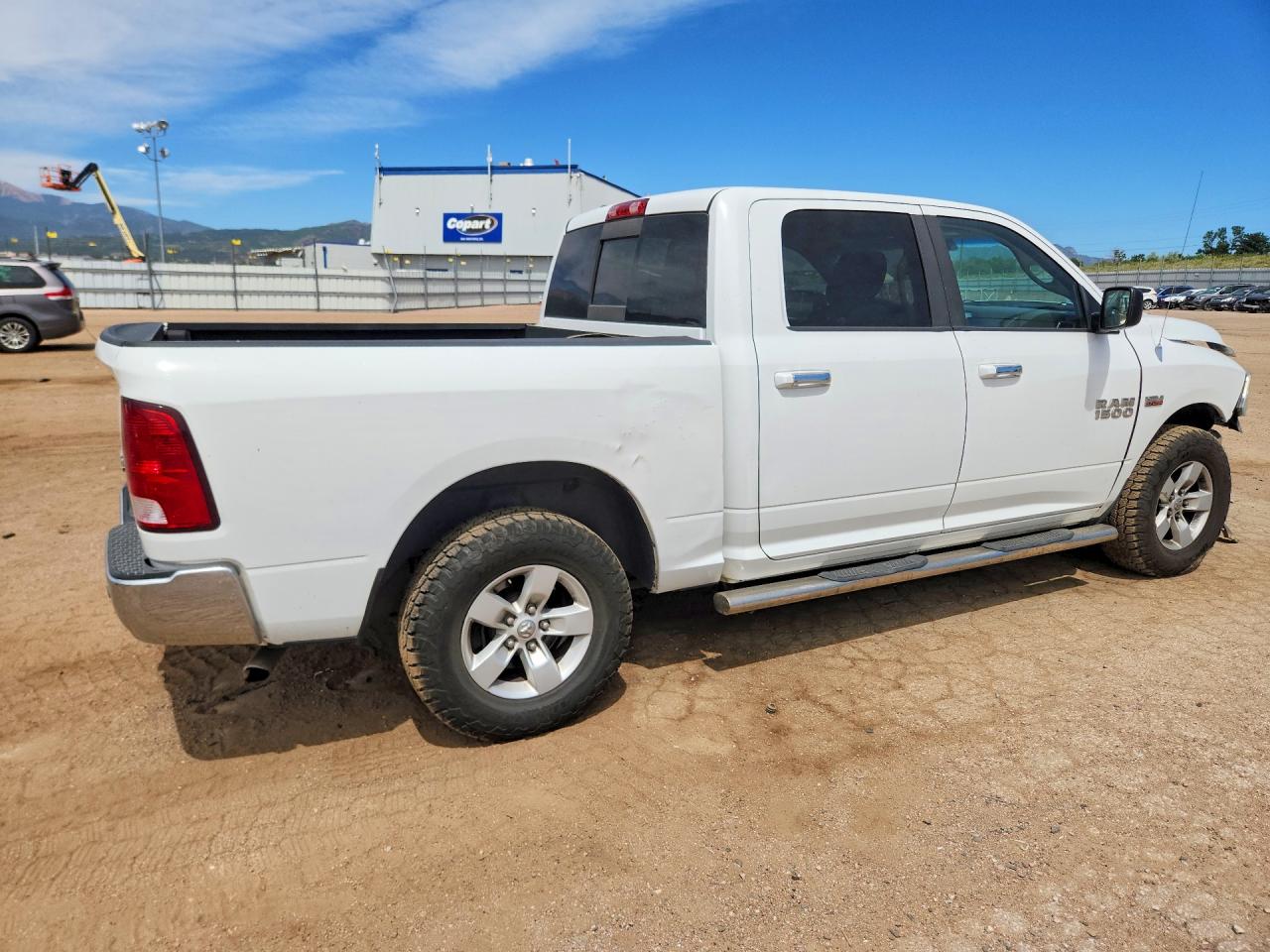 2013 Ram 1500 Slt White vin: 1C6RR7LT5DS691474