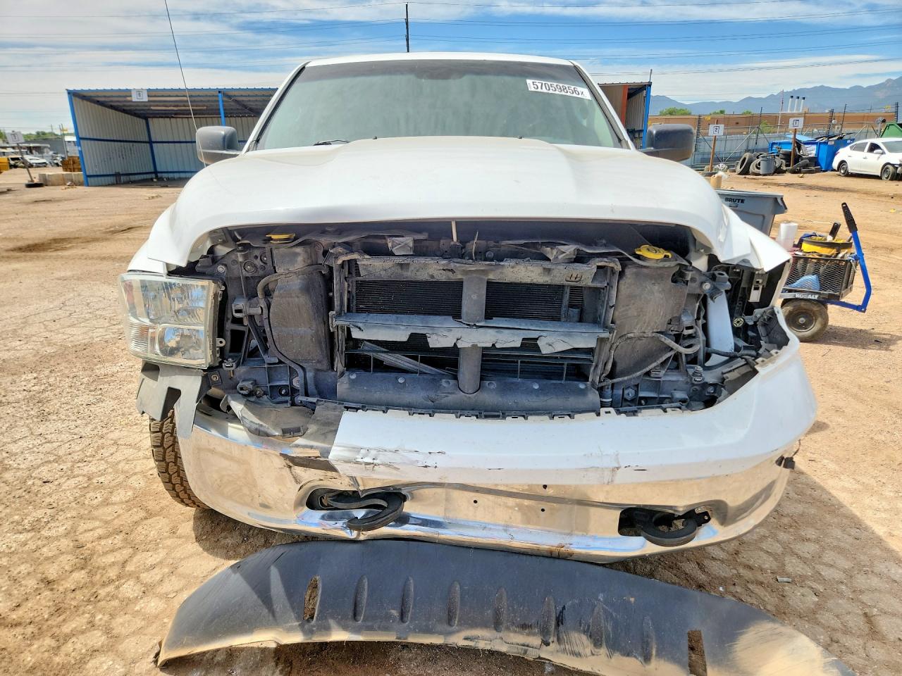 2013 Ram 1500 Slt White vin: 1C6RR7LT5DS691474