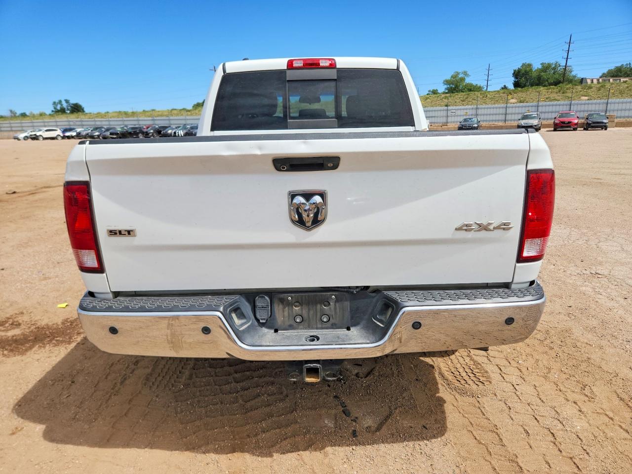 2013 Ram 1500 Slt White vin: 1C6RR7LT5DS691474