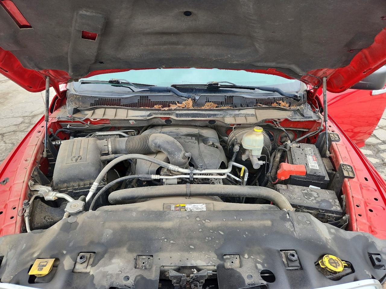 2014 Ram 1500 Slt Red vin: 1C6RR7LT5ES103848