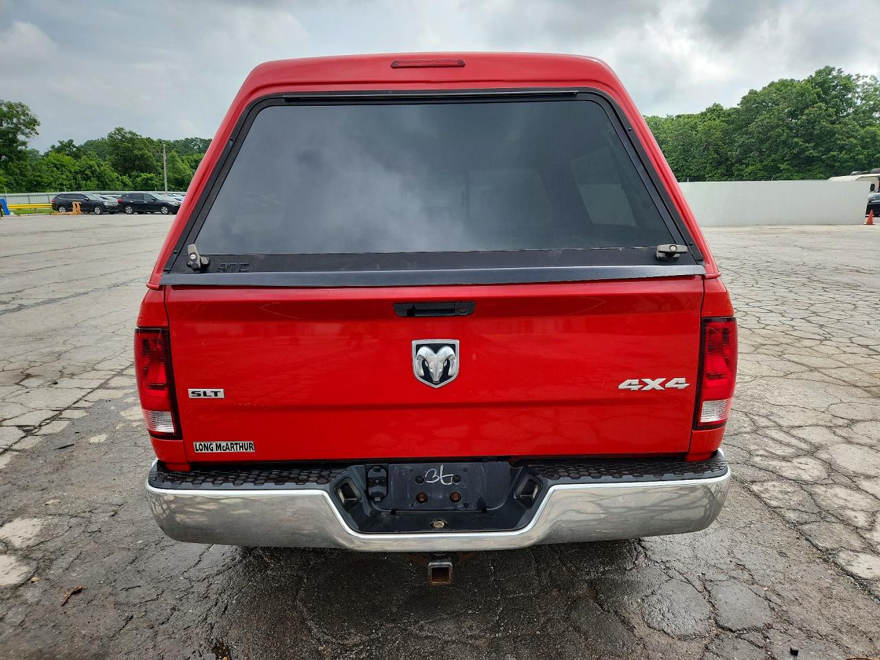 2014 Ram 1500 Slt Red vin: 1C6RR7LT5ES103848