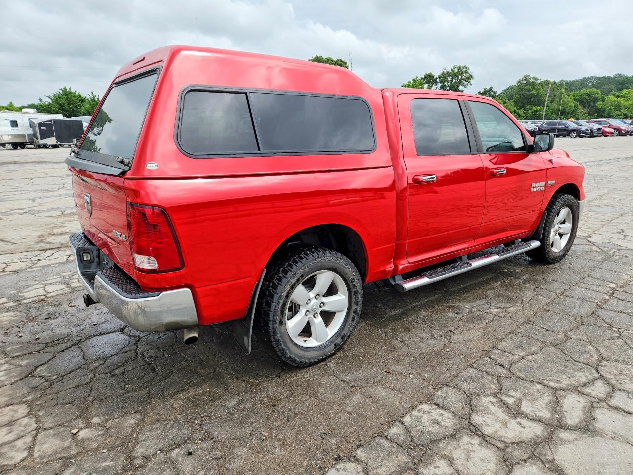 2014 Ram 1500 Slt Red vin: 1C6RR7LT5ES103848