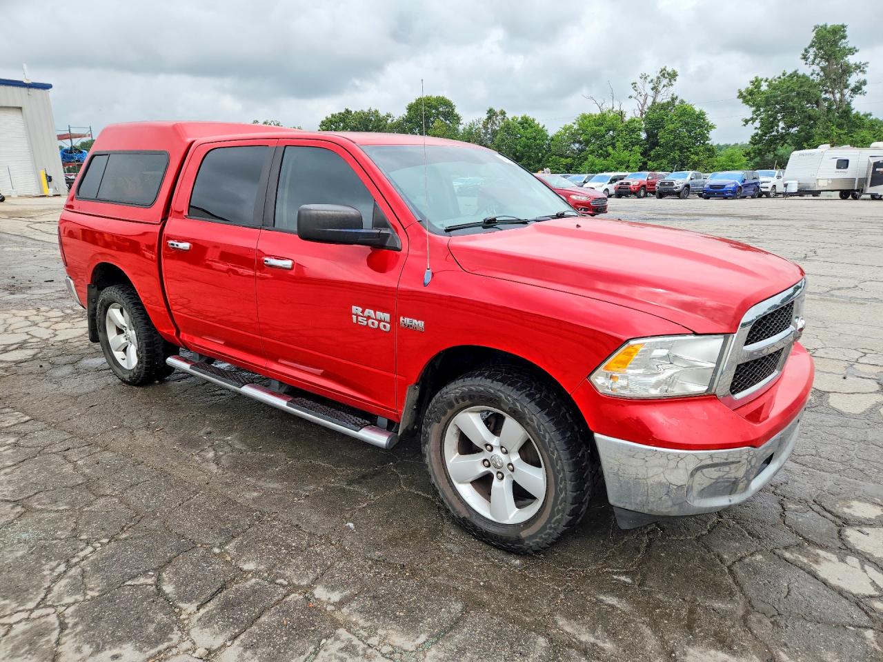 2014 Ram 1500 Slt Red vin: 1C6RR7LT5ES103848