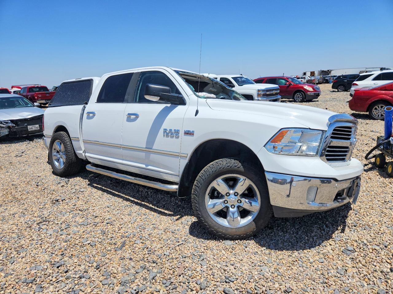 2014 Ram 1500 Slt White vin: 1C6RR7LT5ES187122