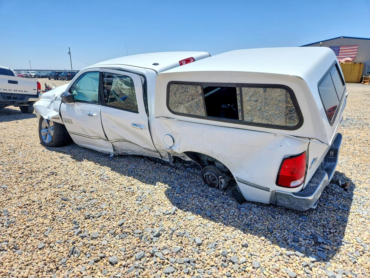 2014 Ram 1500 Slt White vin: 1C6RR7LT5ES187122
