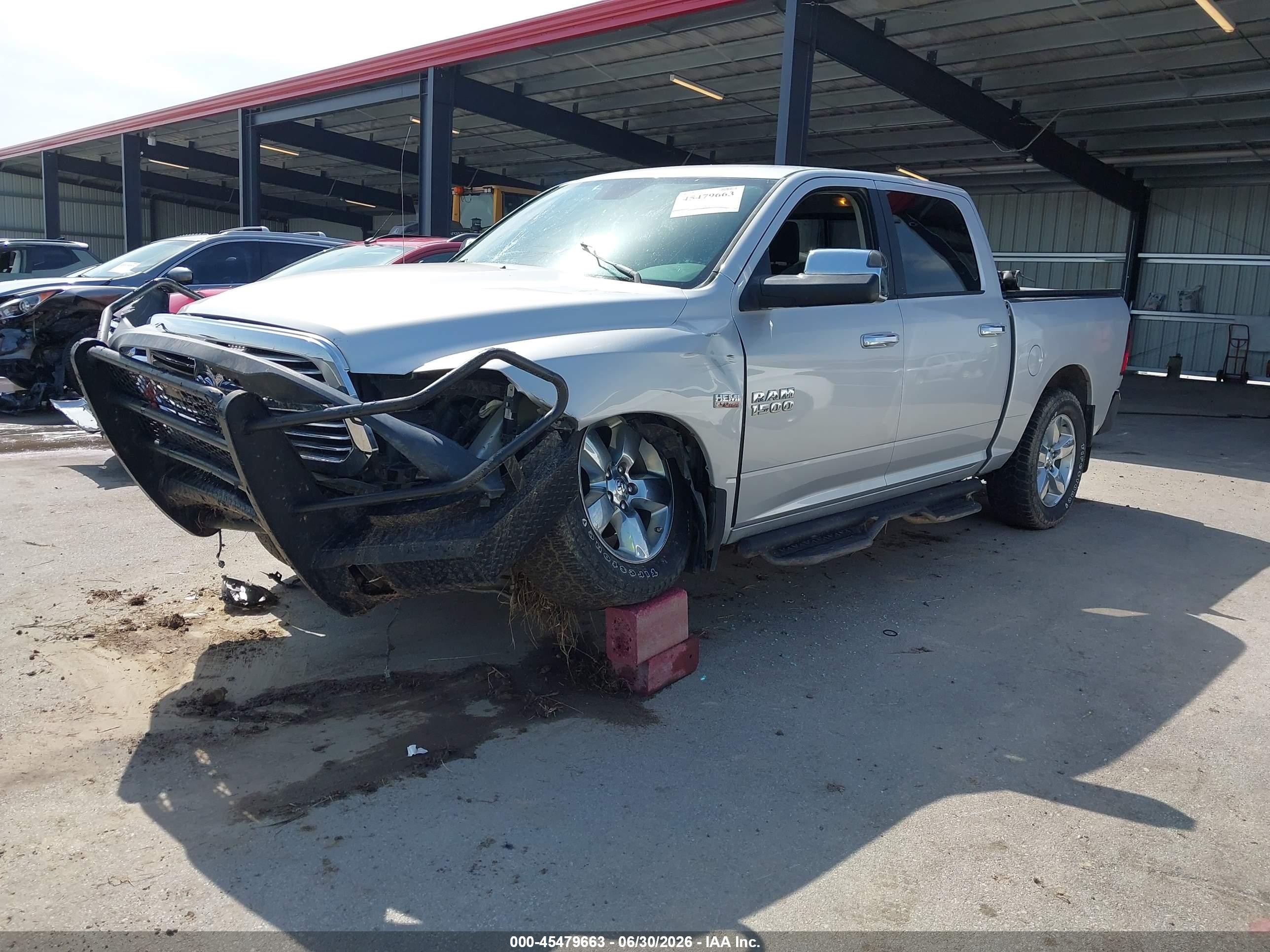 2014 Ram 1500 Big Horn Silver vin: 1C6RR7LT5ES309283