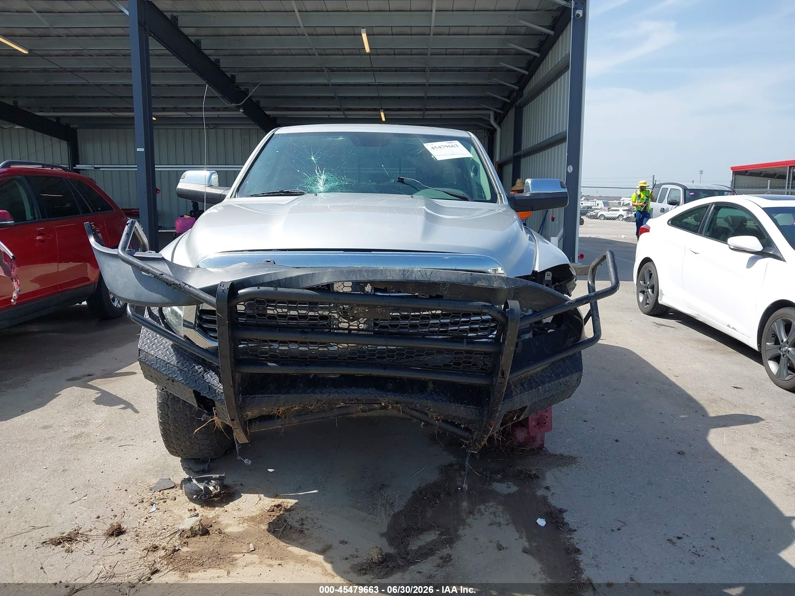 2014 Ram 1500 Big Horn Silver vin: 1C6RR7LT5ES309283