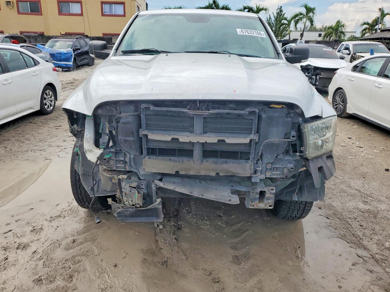 2014 Ram 1500 Slt White vin: 1C6RR7LT5ES413580