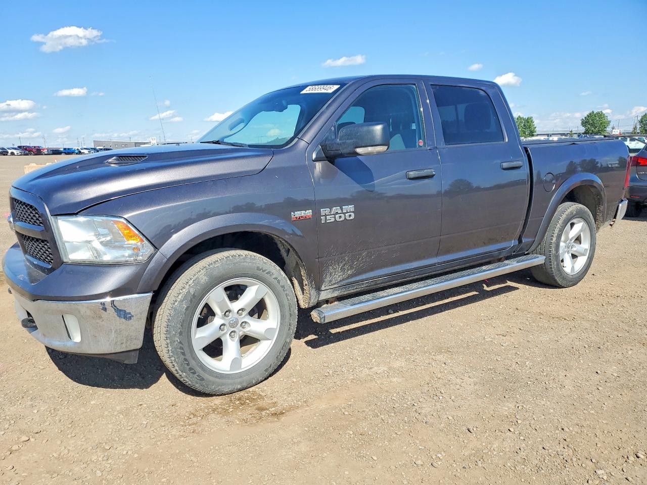 2014 Ram 1500 Slt Gray vin: 1C6RR7LT5ES477280