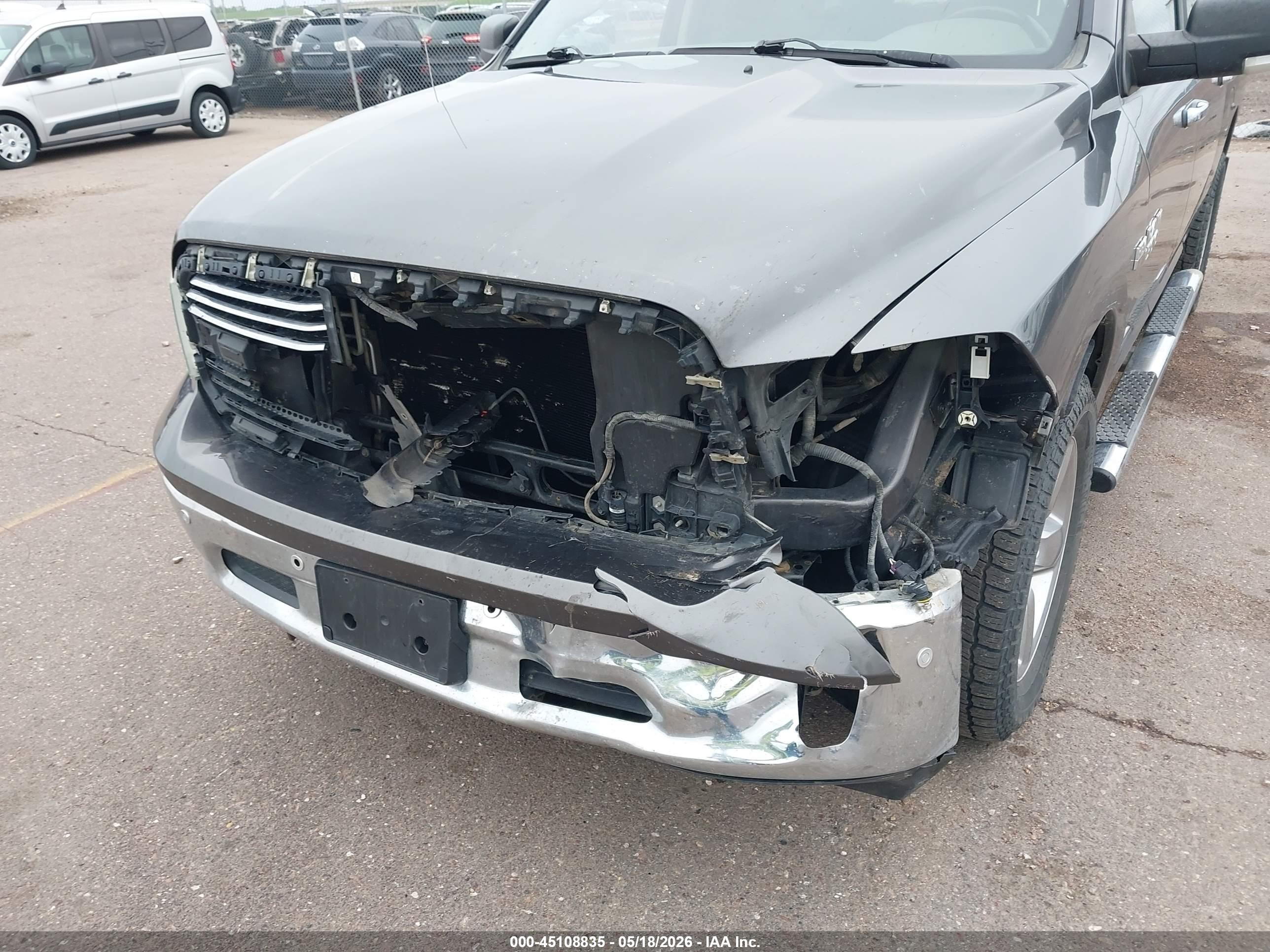 2015 Ram 1500 Big Horn Silver vin: 1C6RR7LT5FS558300
