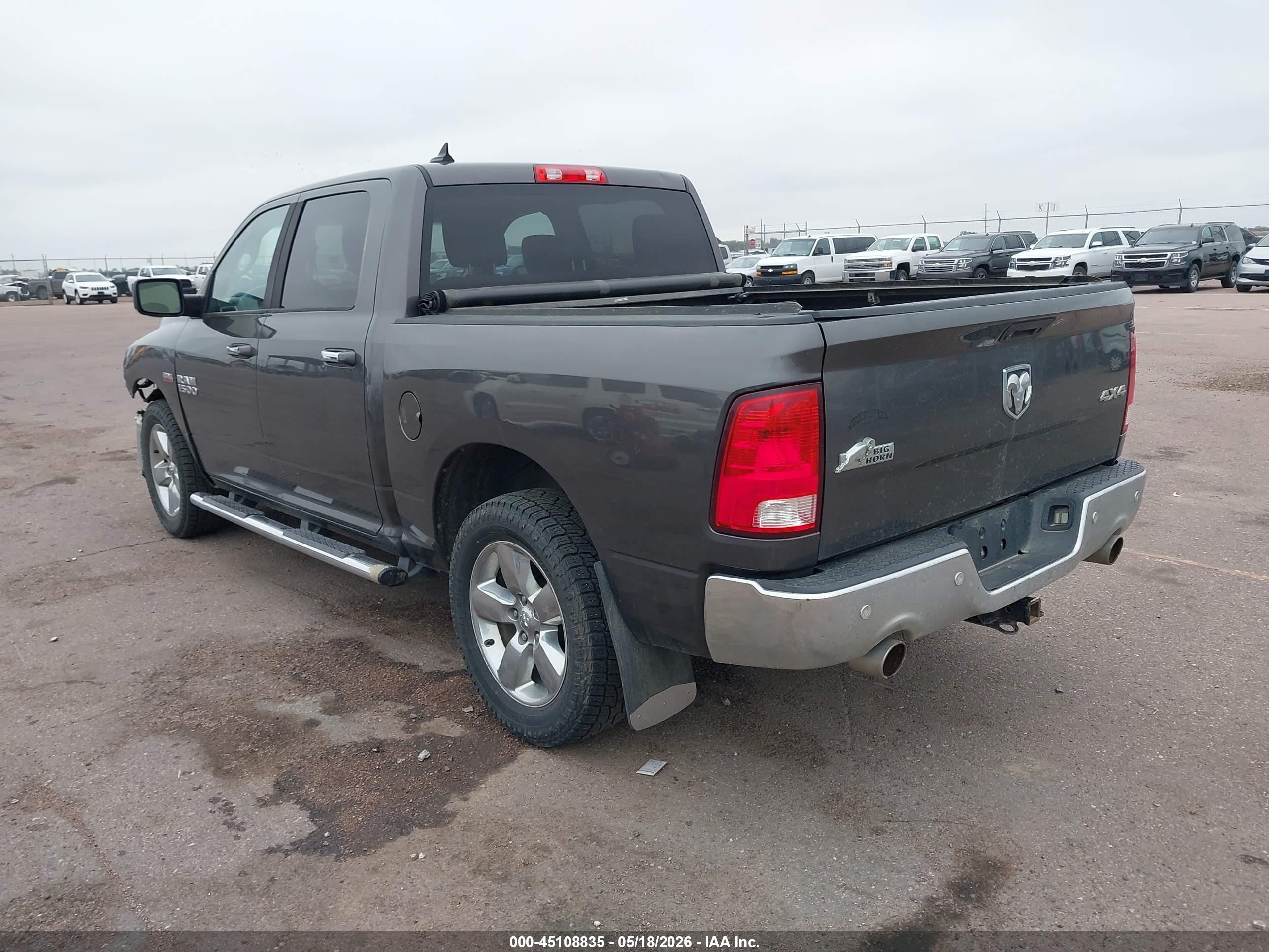 2015 Ram 1500 Big Horn Silver vin: 1C6RR7LT5FS558300