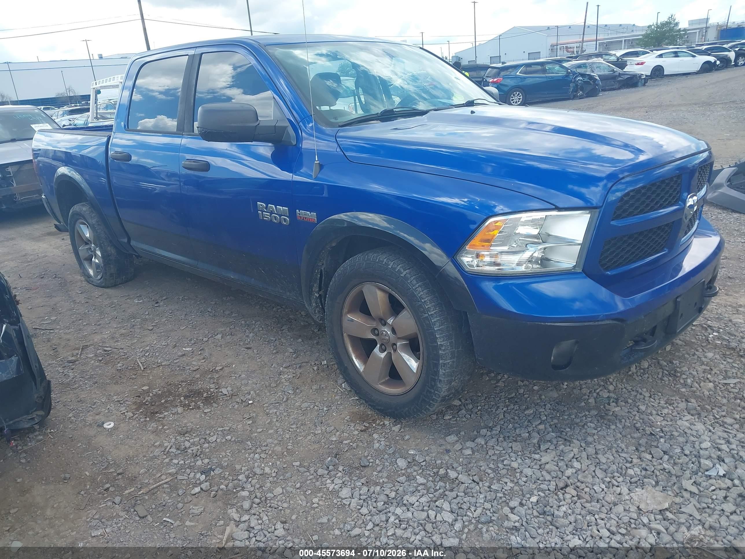 2015 Ram 1500 Outdoorsman Blue vin: 1C6RR7LT5FS628376
