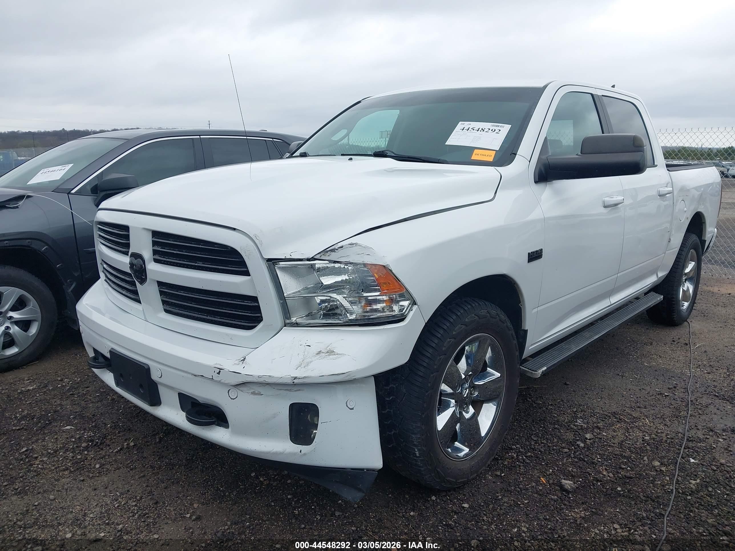 2015 Ram 1500 Lone Star White vin: 1C6RR7LT5FS698475