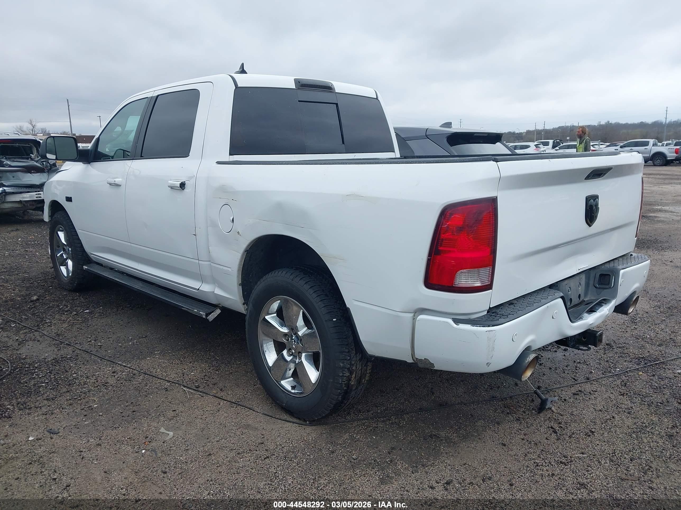 2015 Ram 1500 Lone Star White vin: 1C6RR7LT5FS698475