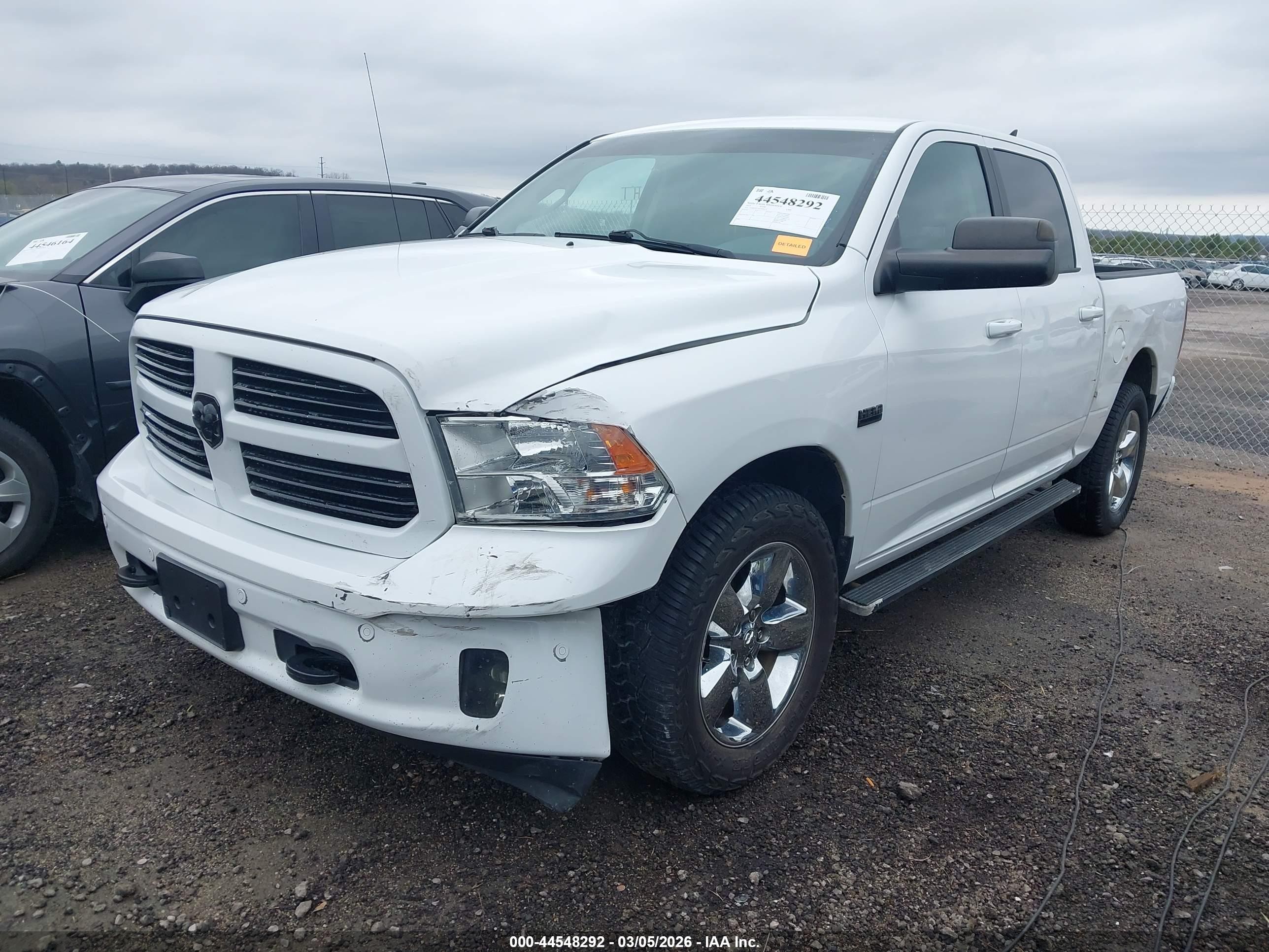 2015 Ram 1500 Lone Star White vin: 1C6RR7LT5FS698475