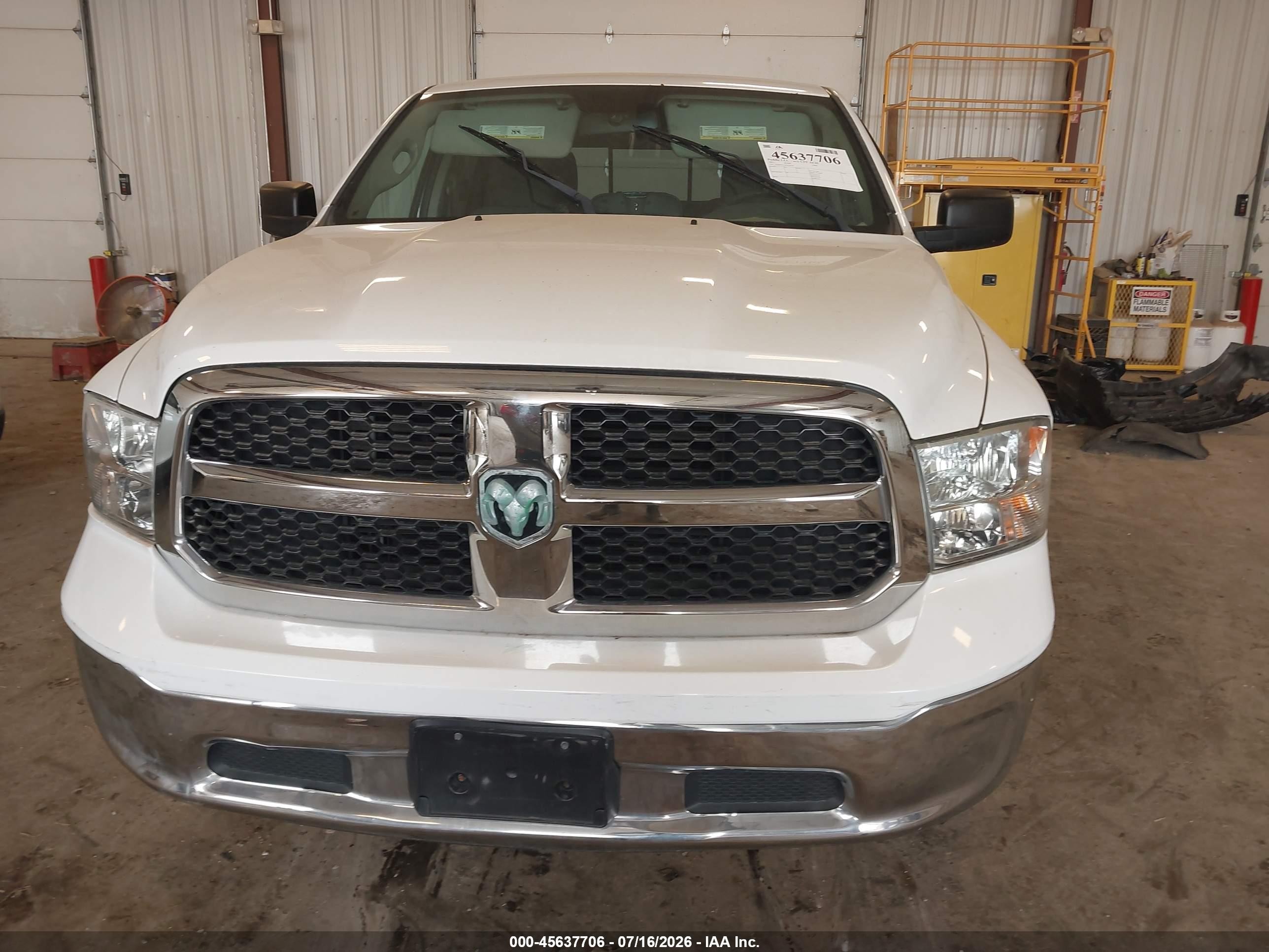 2015 Ram 1500 Slt White vin: 1C6RR7LT5FS707207