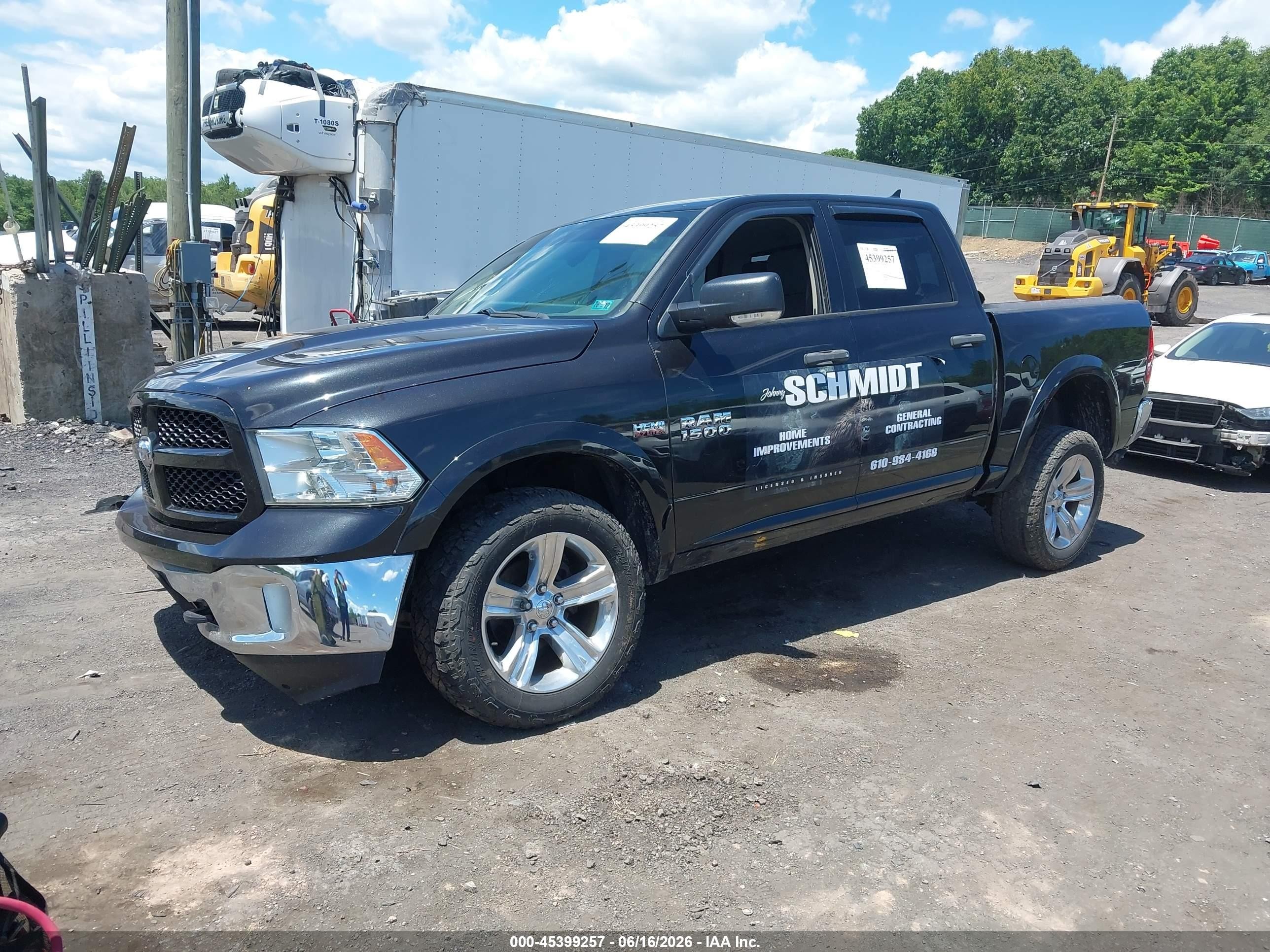 2015 Ram 1500 Outdoorsman Black vin: 1C6RR7LT5FS740157