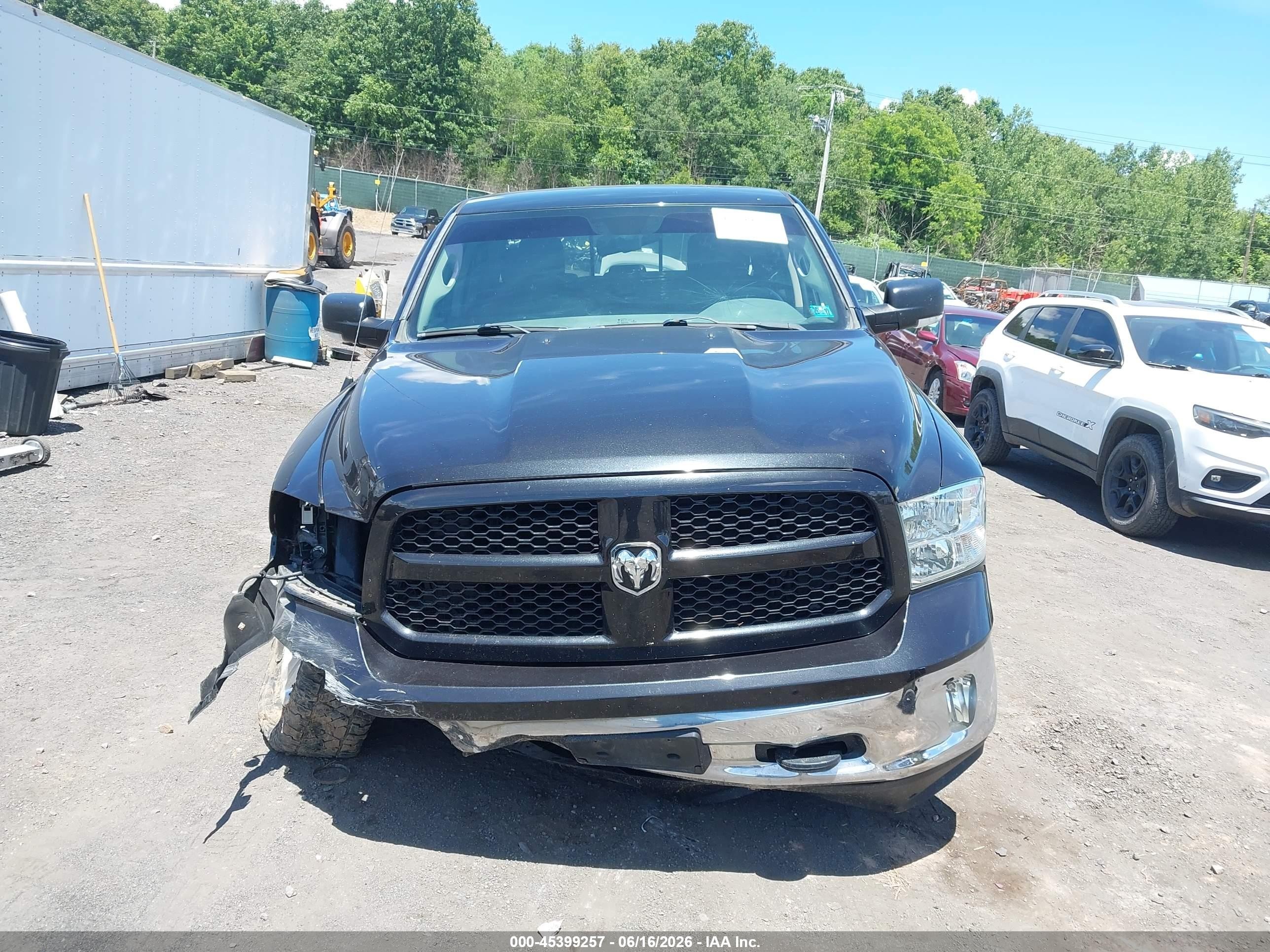 2015 Ram 1500 Outdoorsman Black vin: 1C6RR7LT5FS740157
