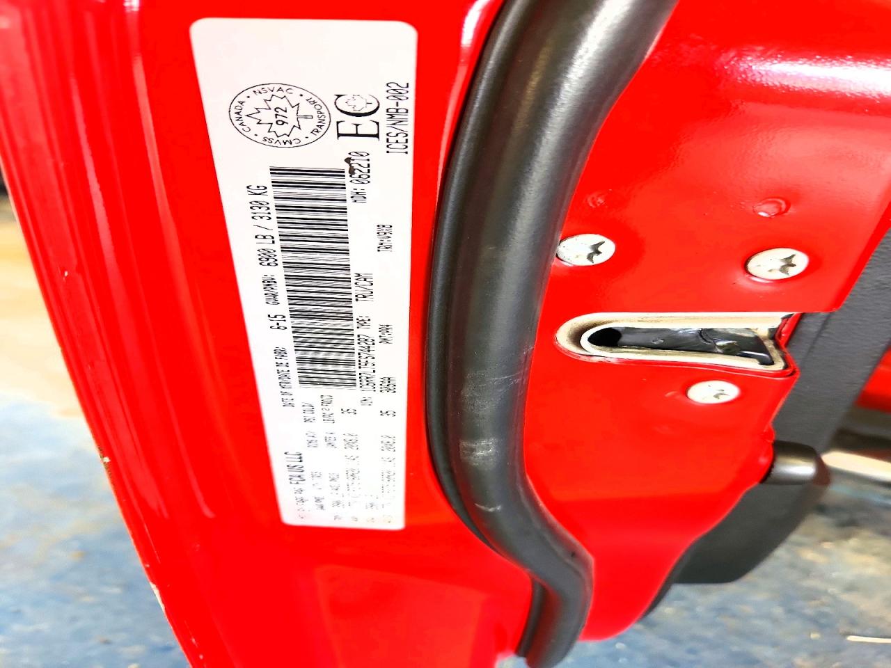 2015 Ram 1500 Slt Red vin: 1C6RR7LT5FS744287