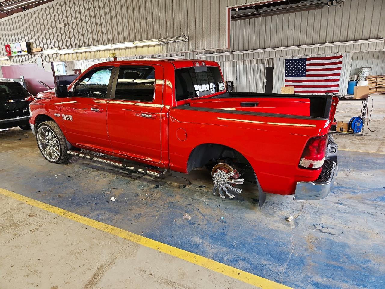 2015 Ram 1500 Slt Red vin: 1C6RR7LT5FS744287