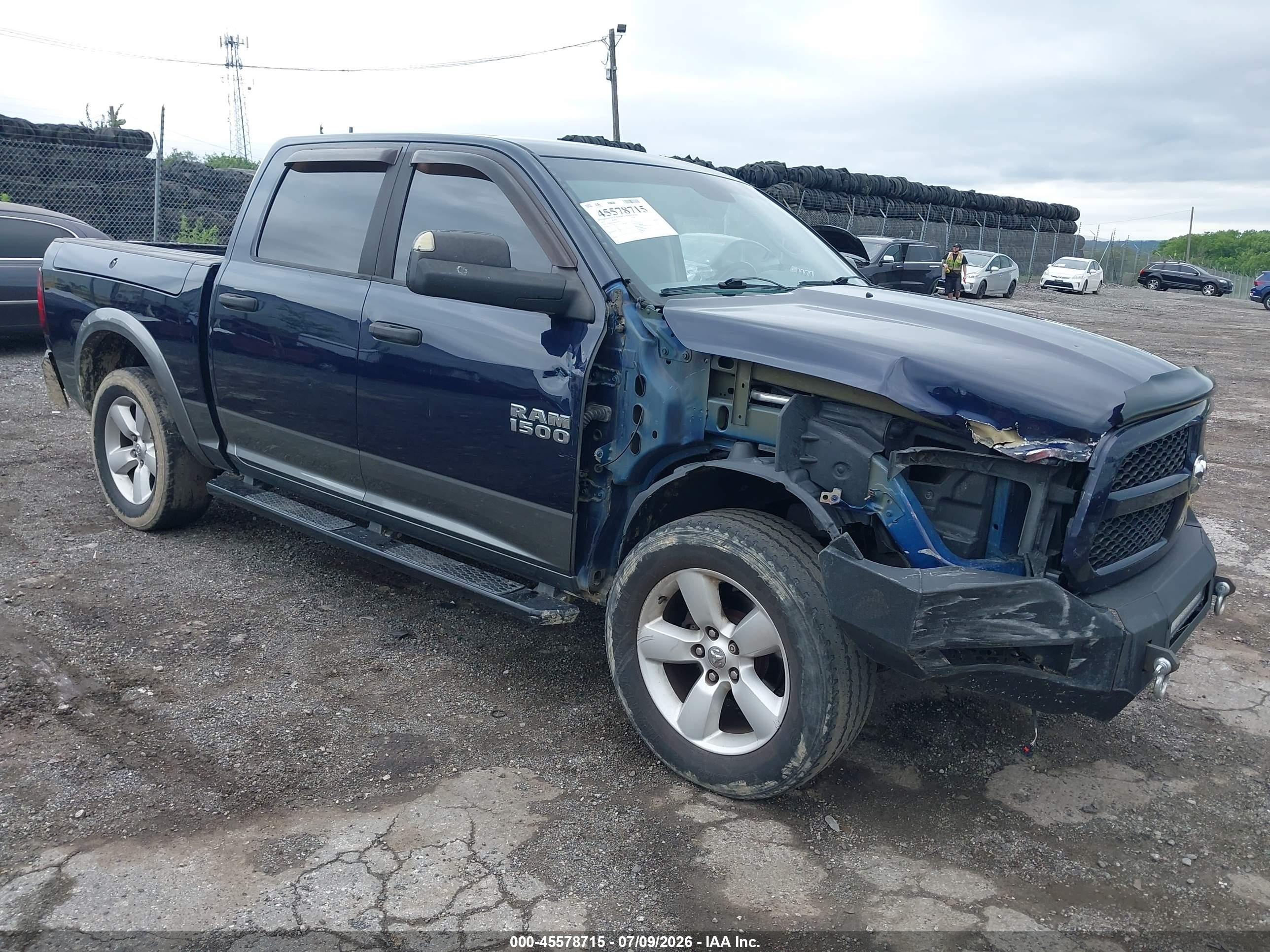 2013 Ram 1500 Outdoorsman Dark Blue vin: 1C6RR7LT6DS575412