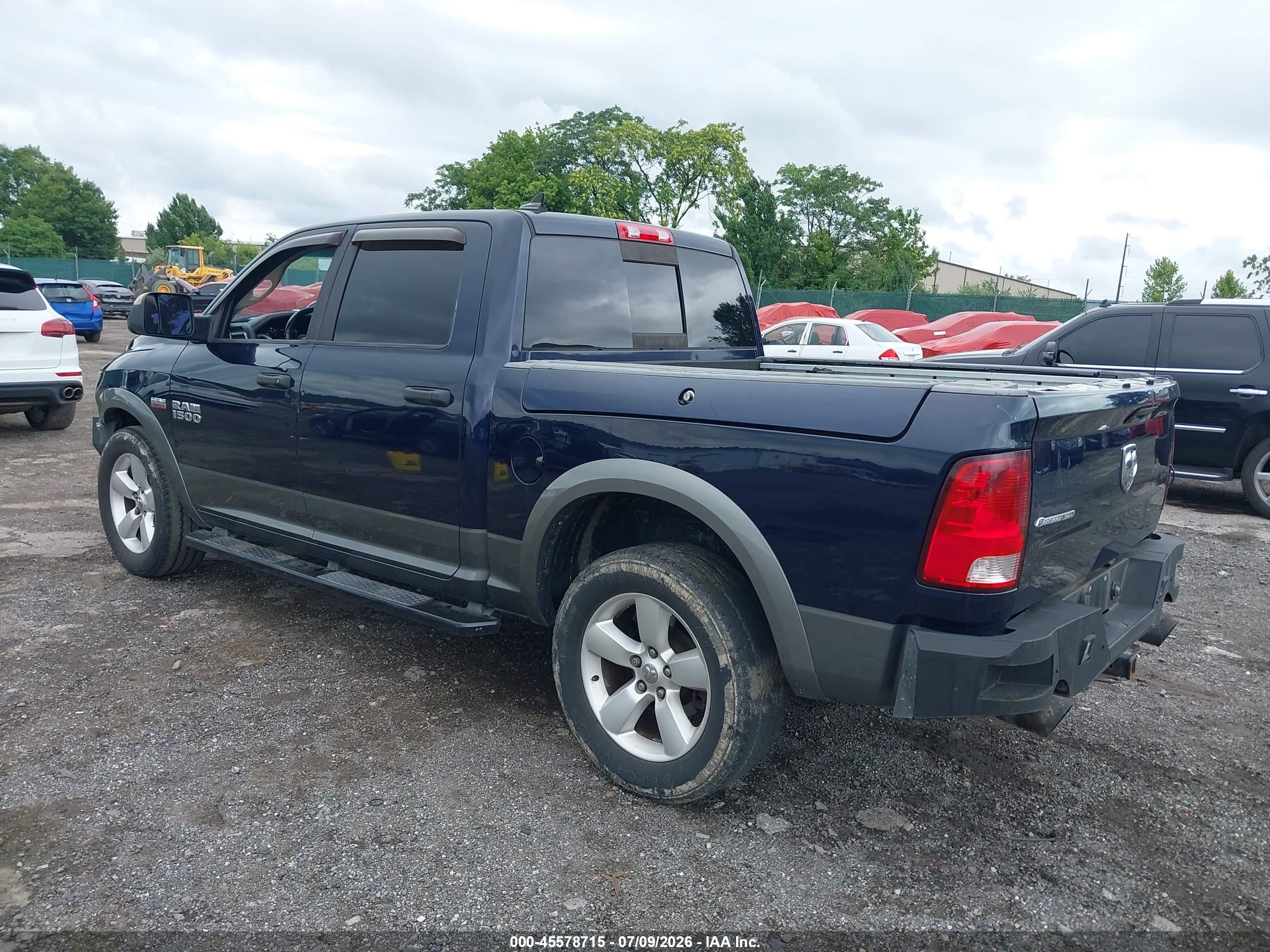 2013 Ram 1500 Outdoorsman Dark Blue vin: 1C6RR7LT6DS575412