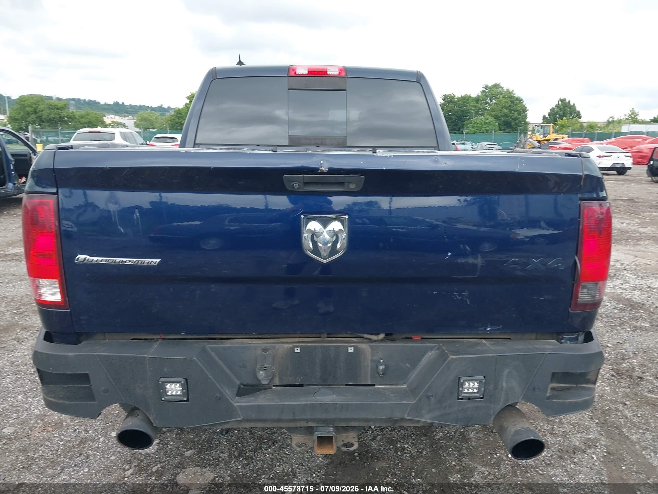 2013 Ram 1500 Outdoorsman Dark Blue vin: 1C6RR7LT6DS575412