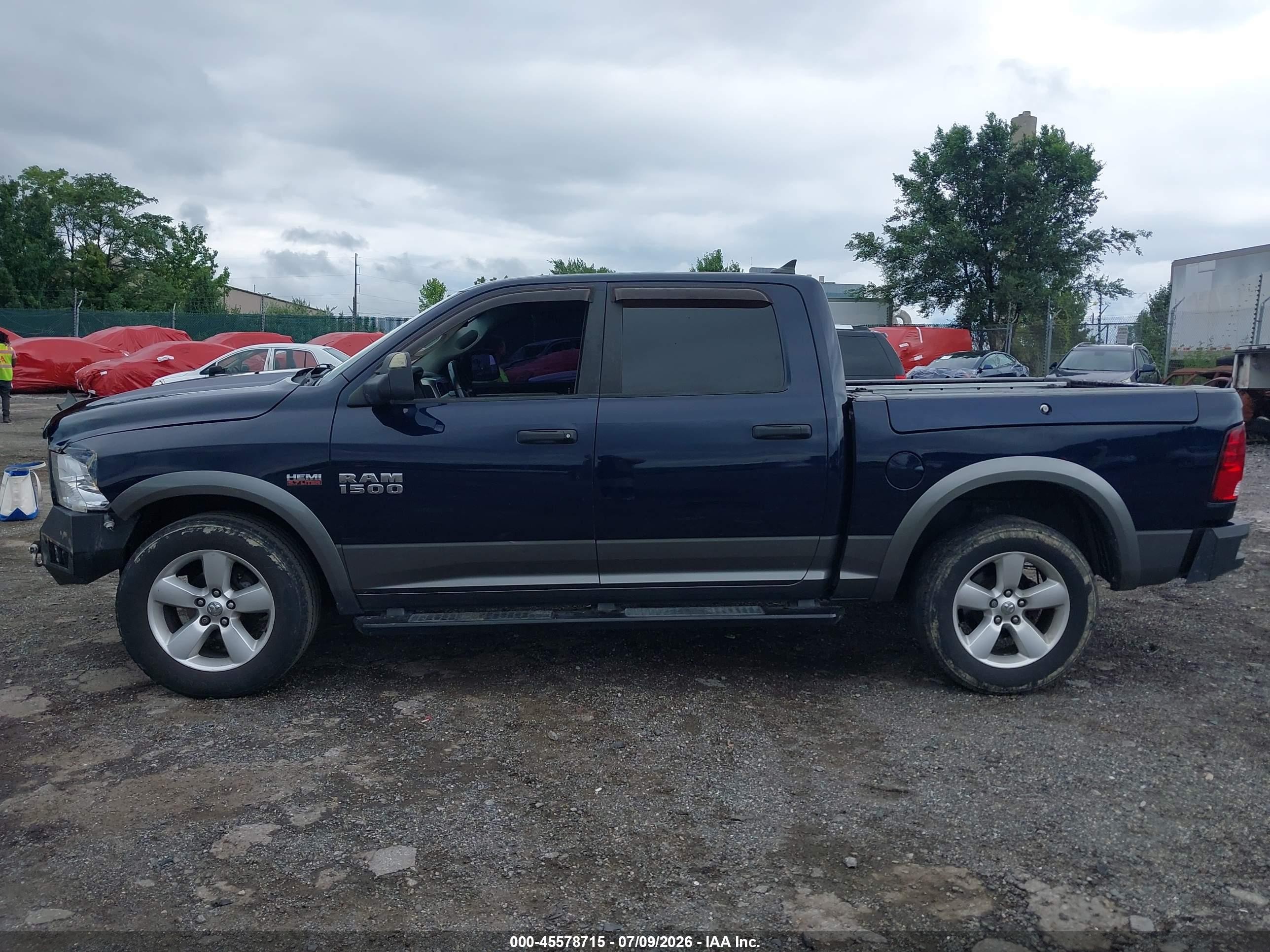 2013 Ram 1500 Outdoorsman Dark Blue vin: 1C6RR7LT6DS575412
