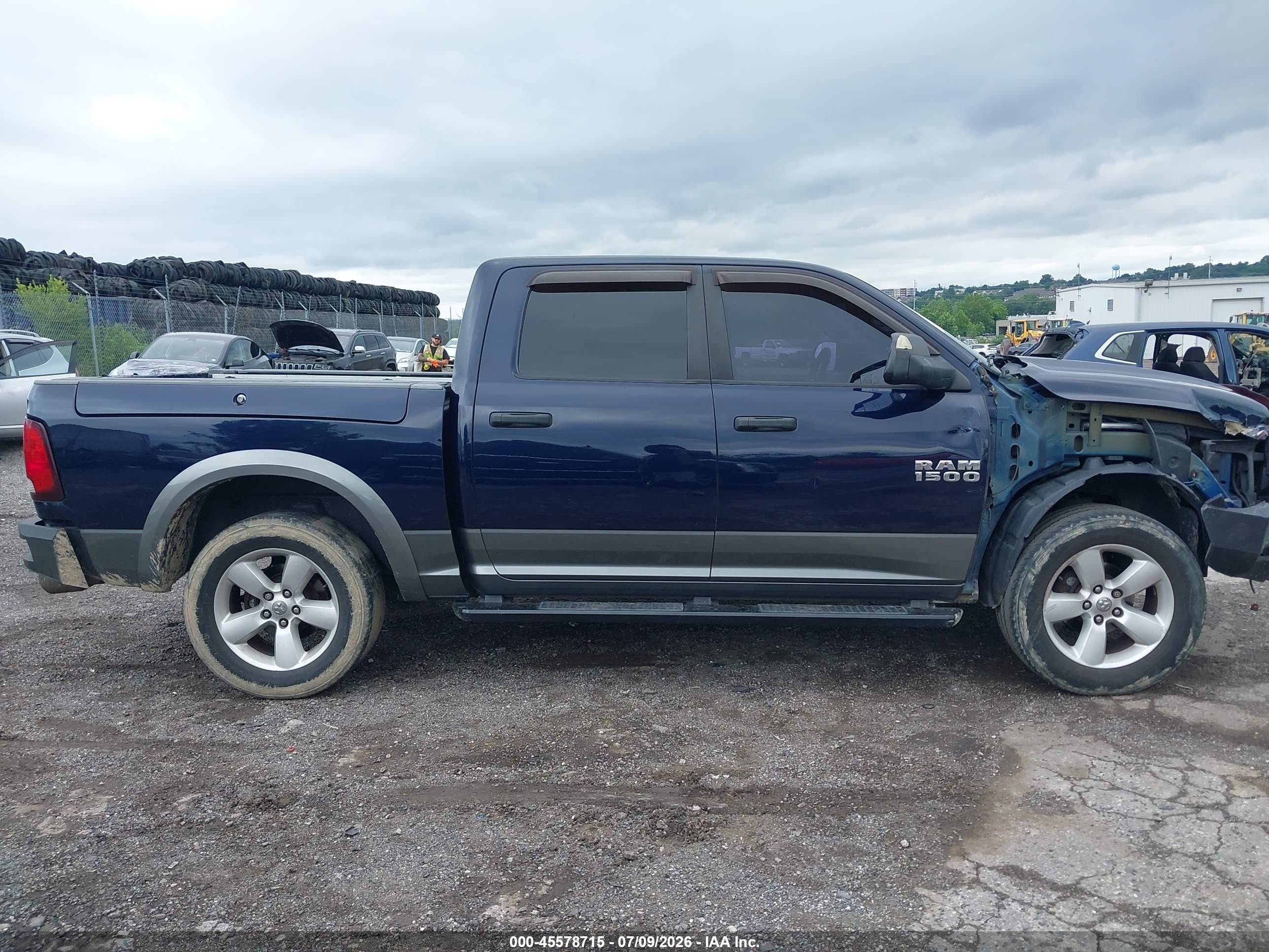 2013 Ram 1500 Outdoorsman Dark Blue vin: 1C6RR7LT6DS575412