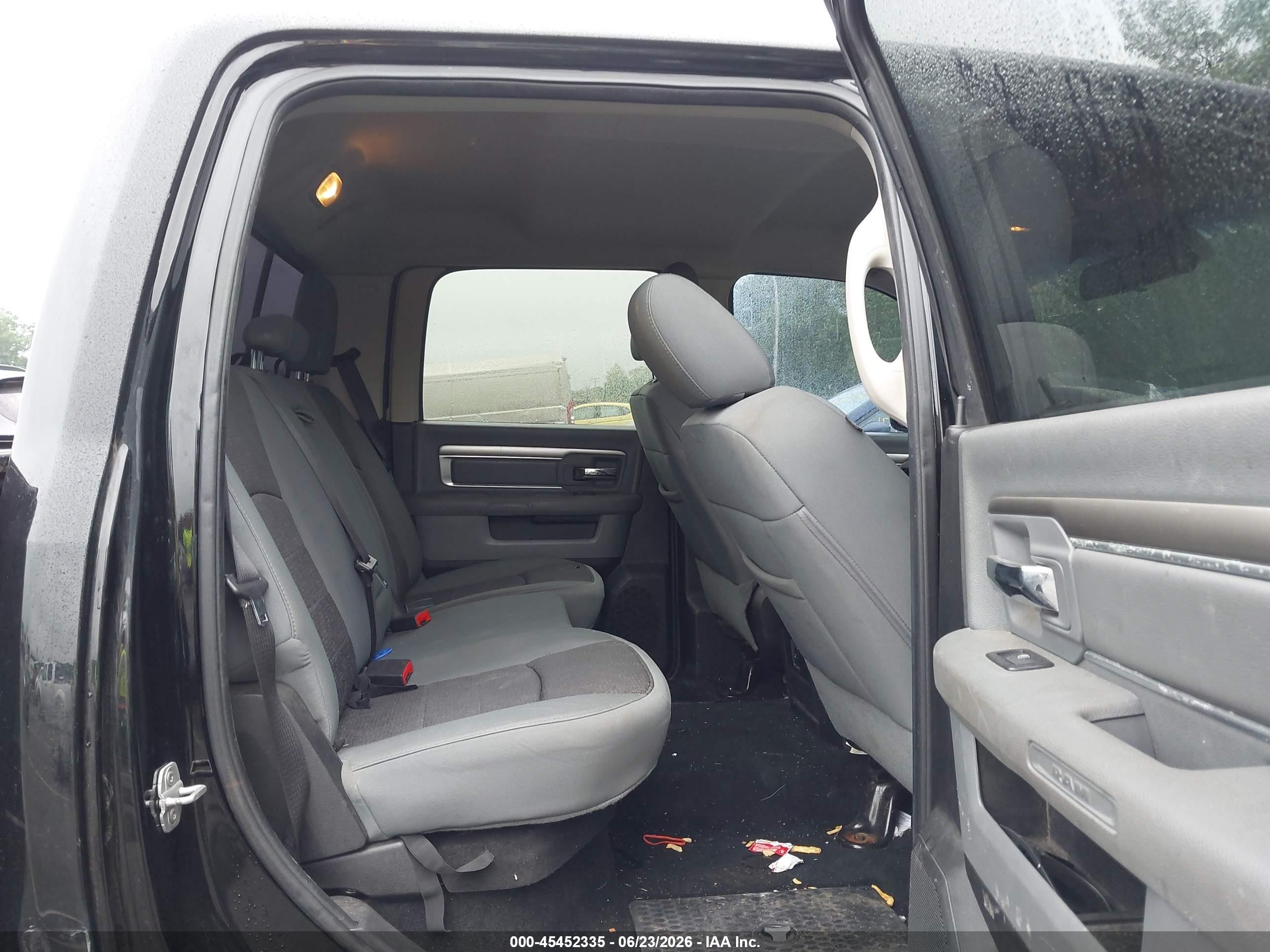 2013 Ram 1500 Big Horn Black vin: 1C6RR7LT6DS657463