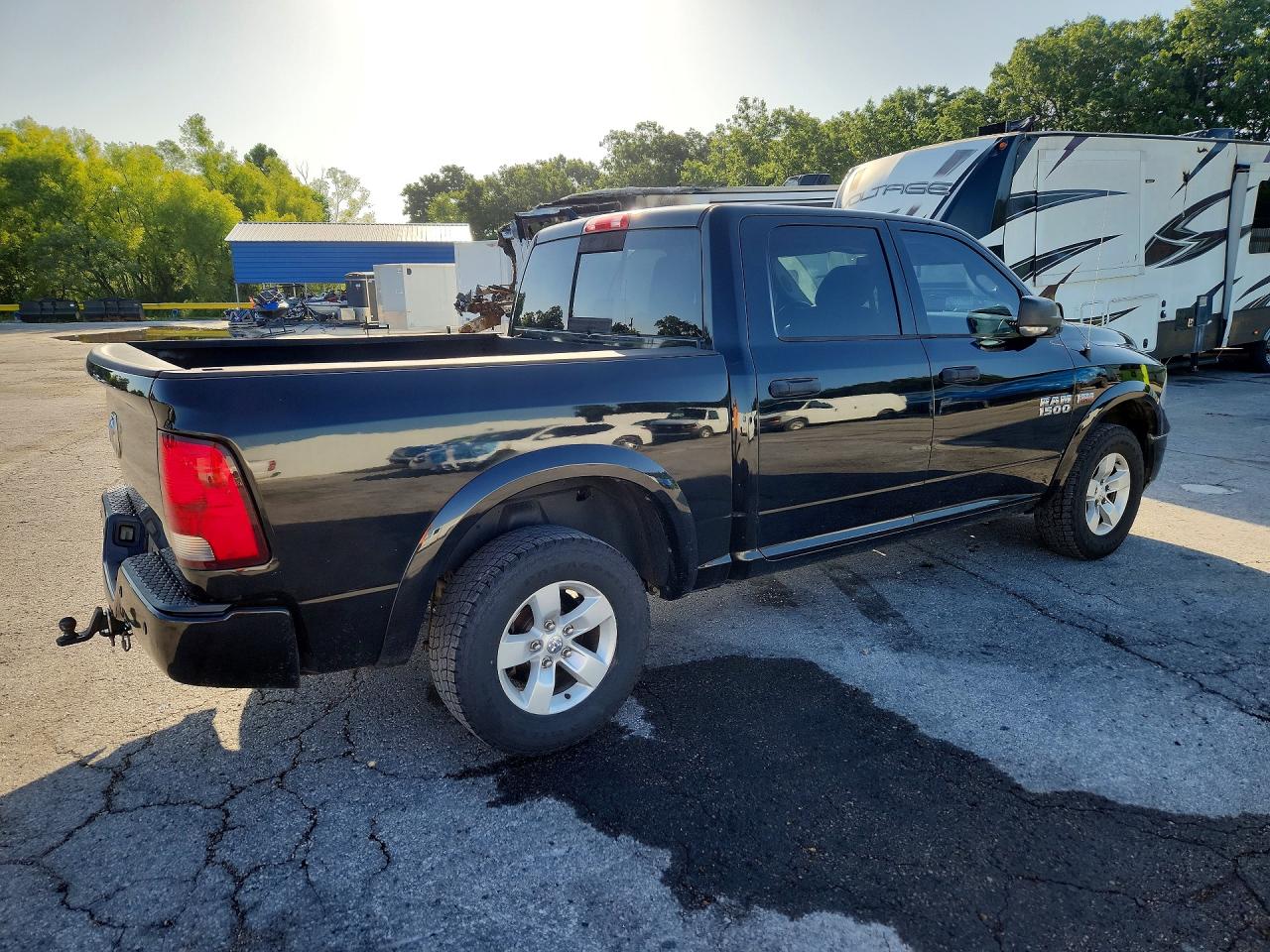 2014 Ram 1500 Slt Черный vin: 1C6RR7LT6ES266377
